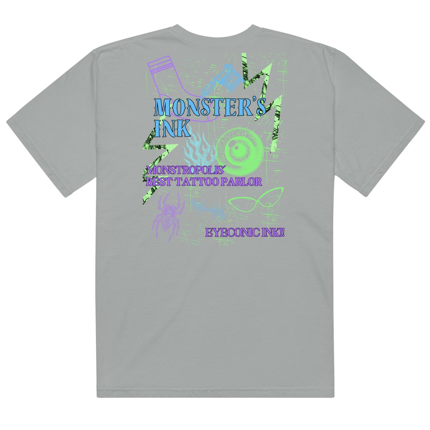 Monsters Inc Tattoo Parlor Comfort Colors Shirt
