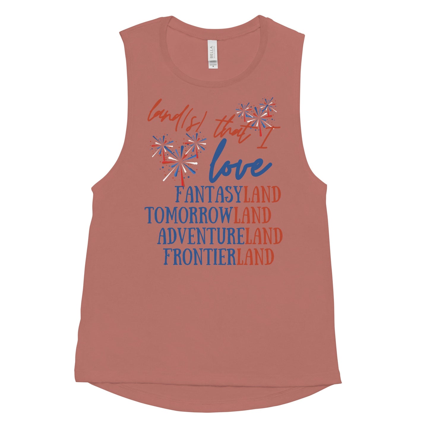 Lands That I Love Disney Tank Top, Bella Canvas Family Shirt