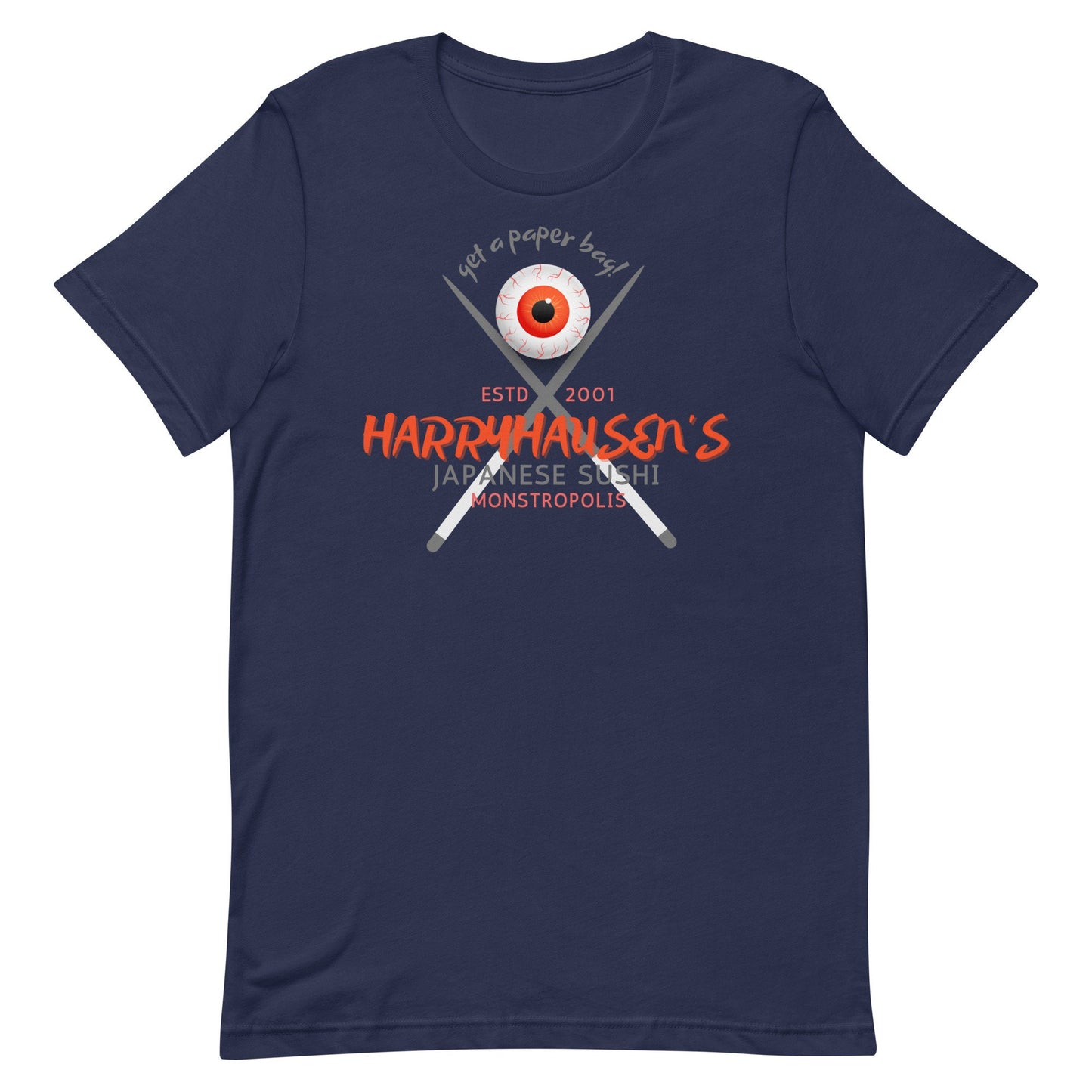 Harryhausen’s Sushi Disney Shirt, Monsters Inc Bella Canvas Tee