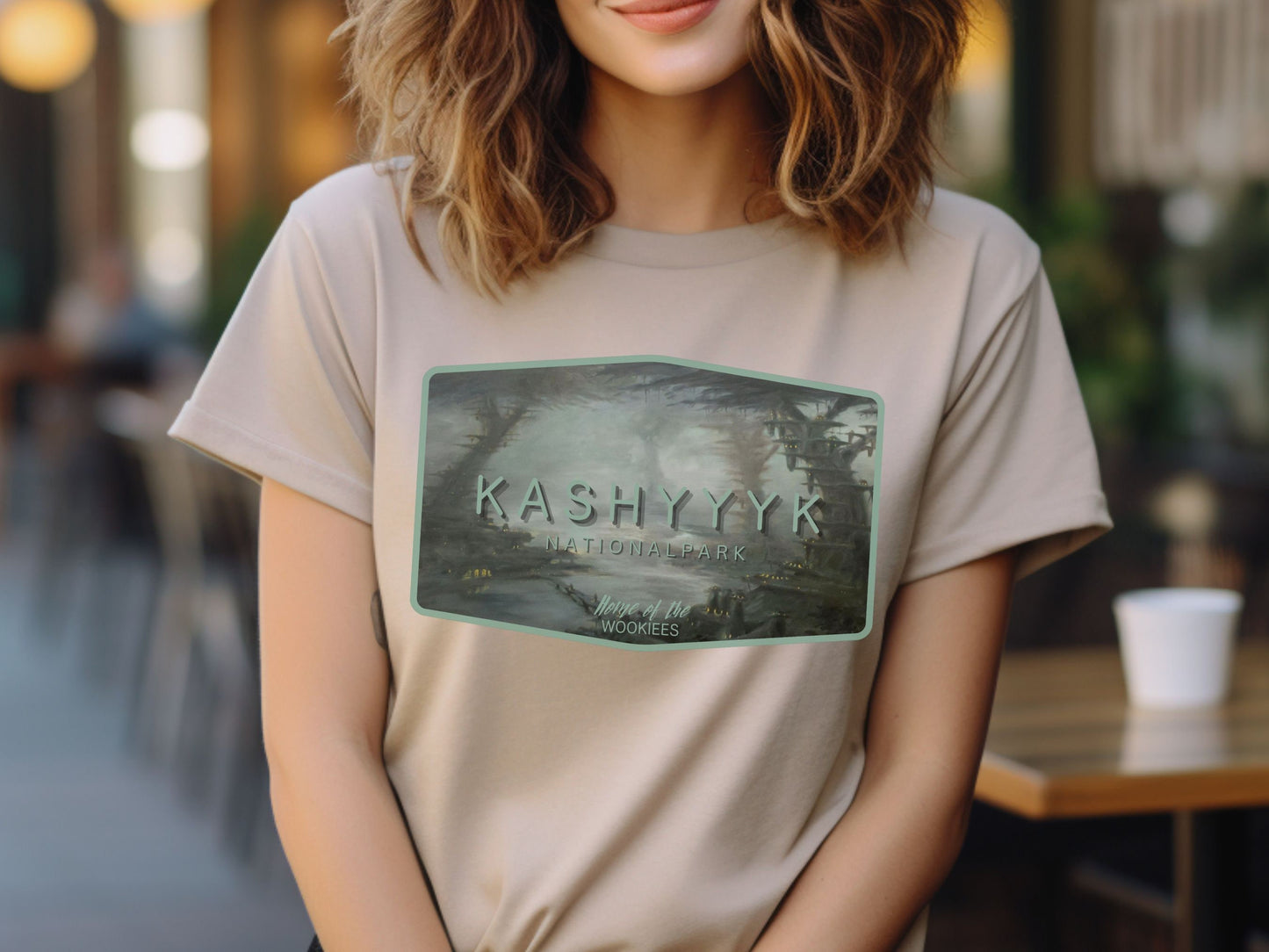 Kashyyyk National Park Shirt, Subtle Star Wars Disney Family Tee