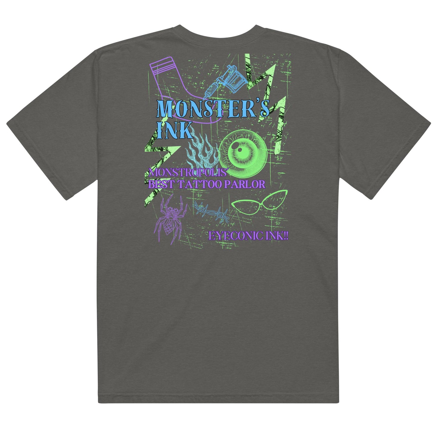 Monsters Inc Tattoo Parlor Comfort Colors Shirt