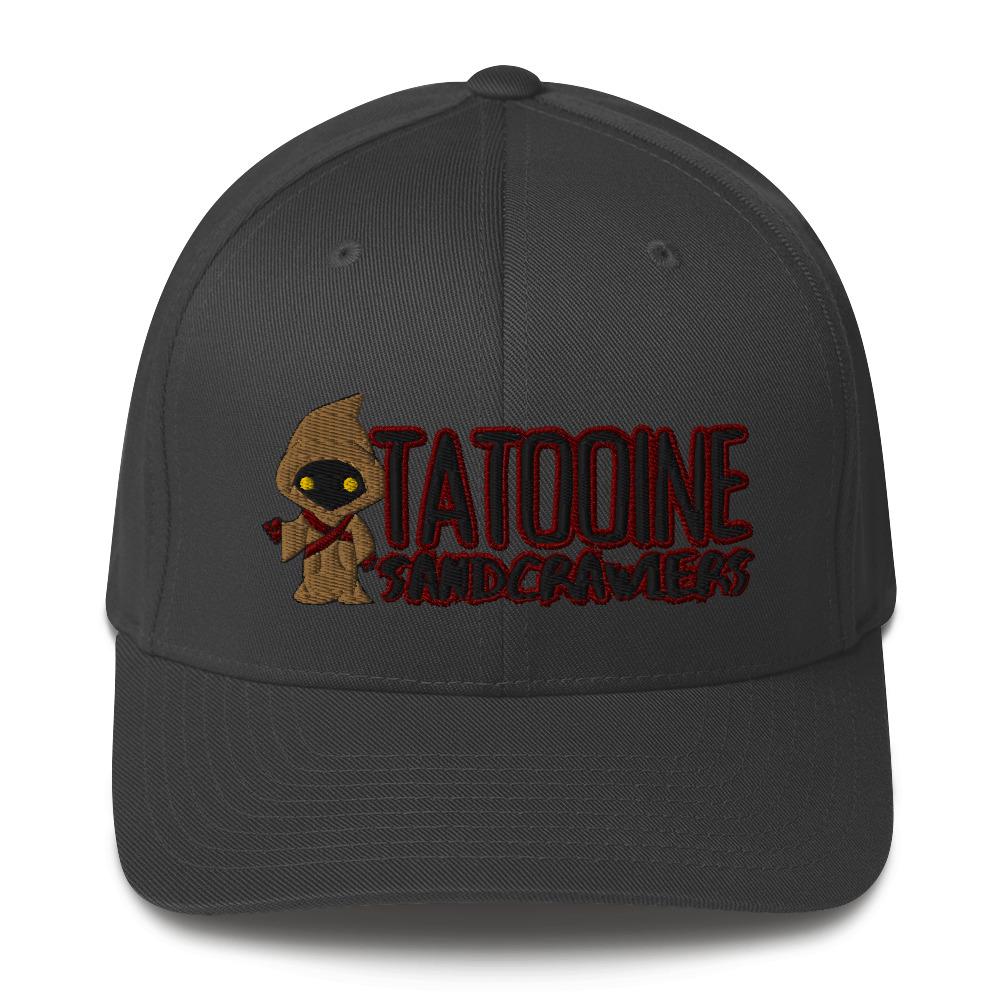 Manly Disney Star Wars Hat, Tatooine Sandcrawlers, Jawas, Structured Twill Cap, Flexfit Hat