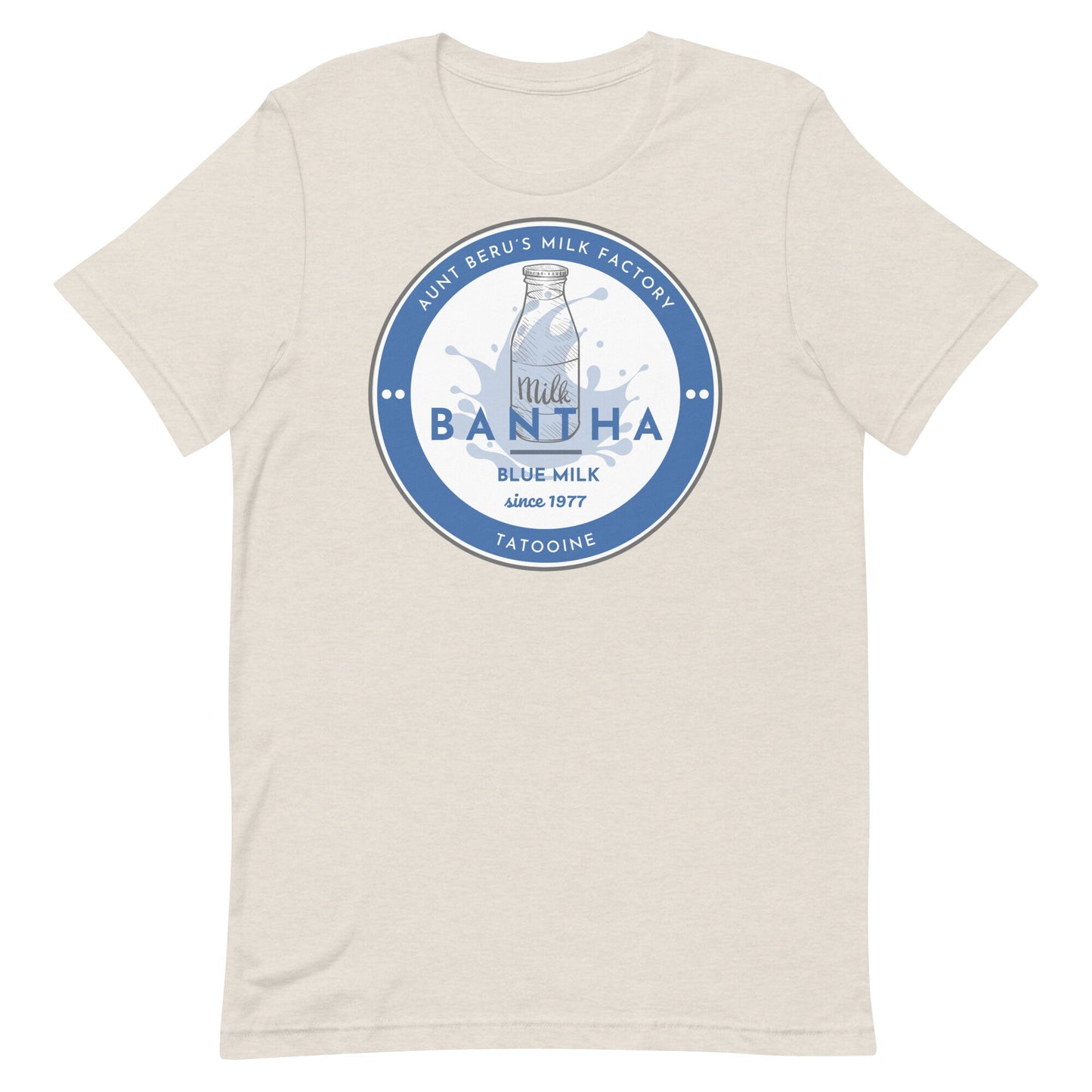 Blue Bantha Milk Bella Canvas T-Shirt, Subtle Disney Family Tee