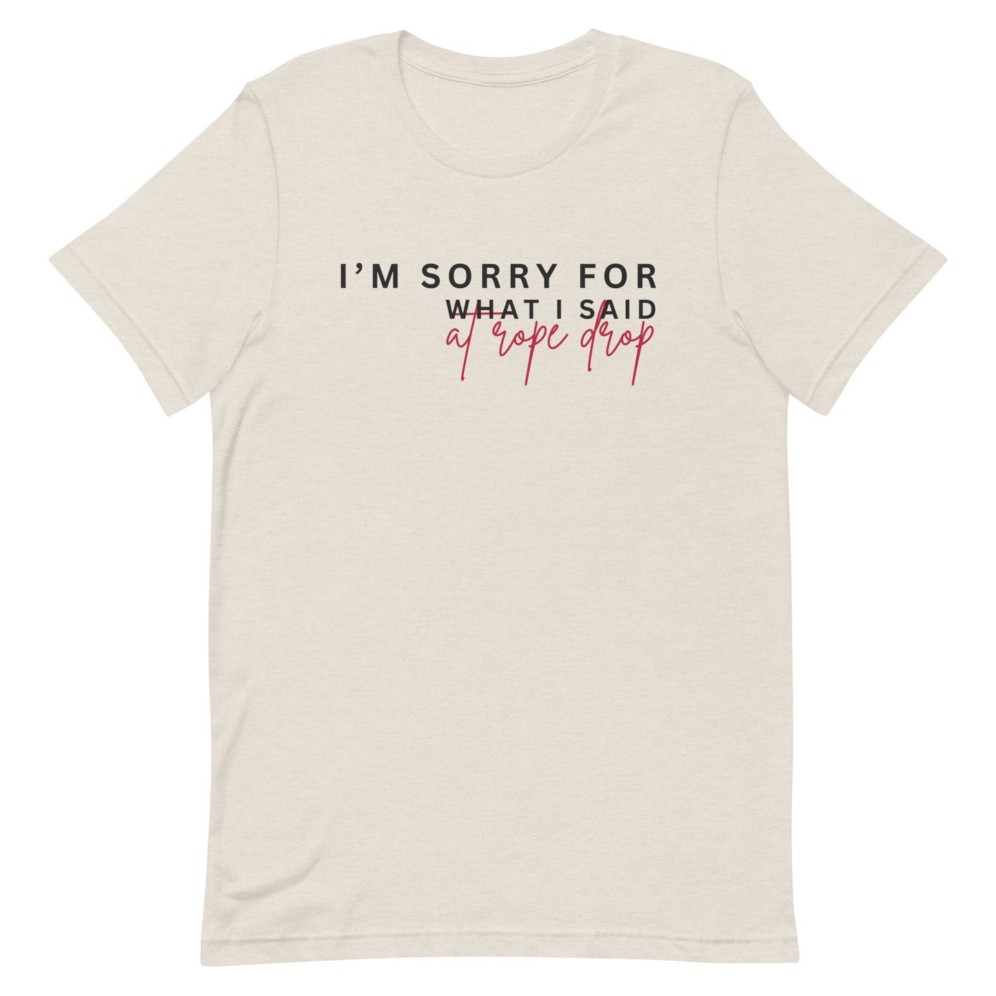 Funny Disney Rope Drop Bella Canvas Shirt, Disney Adult Tee