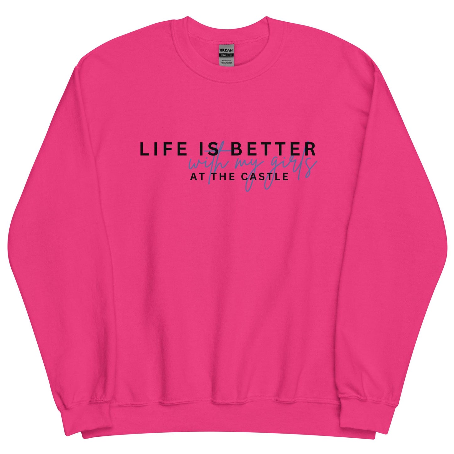 Disney Girls Trip Crewneck, Castle Graphic Sweatshirt