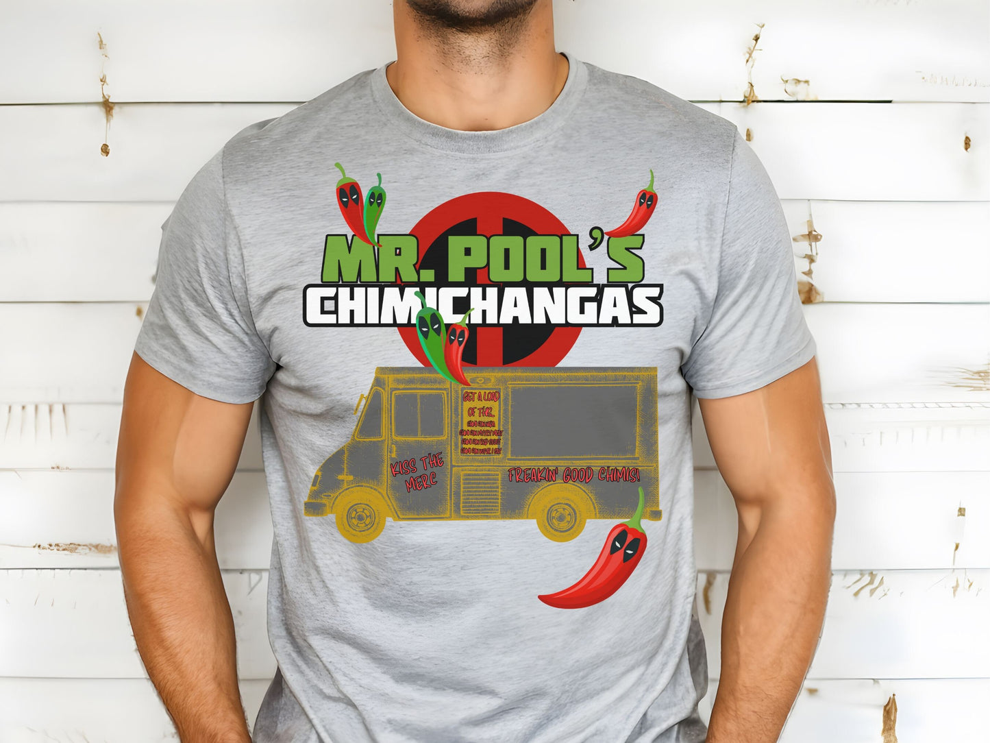 Deadpool Mr. Pool's Chimis Bella Canvas Tee, Subtle Disney Shirt
