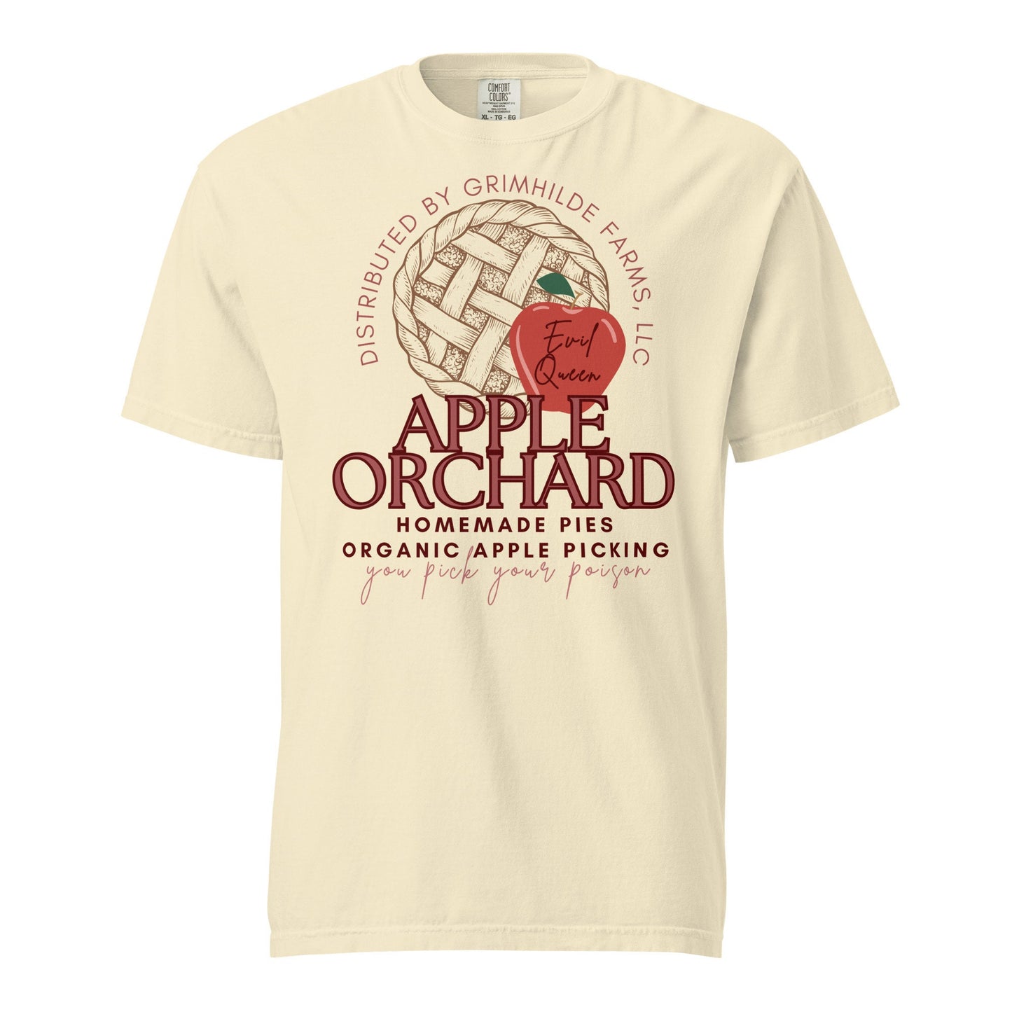 Evil Queen Apple Orchard Tee, Comfort Colors Disney Shirt