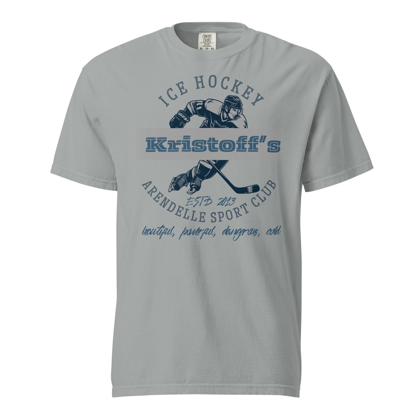 Kristoff's Ice Hockey T-Shirt, Comfort Colors Disney Family Shirt