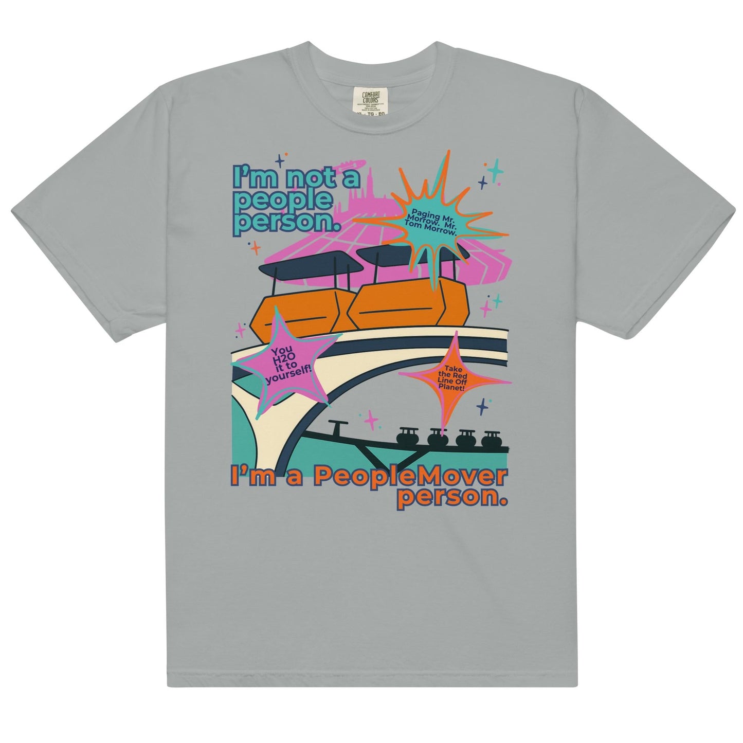 Disney PeopleMover Shirt, Retro Tomorrowland Comfort Colors Tee