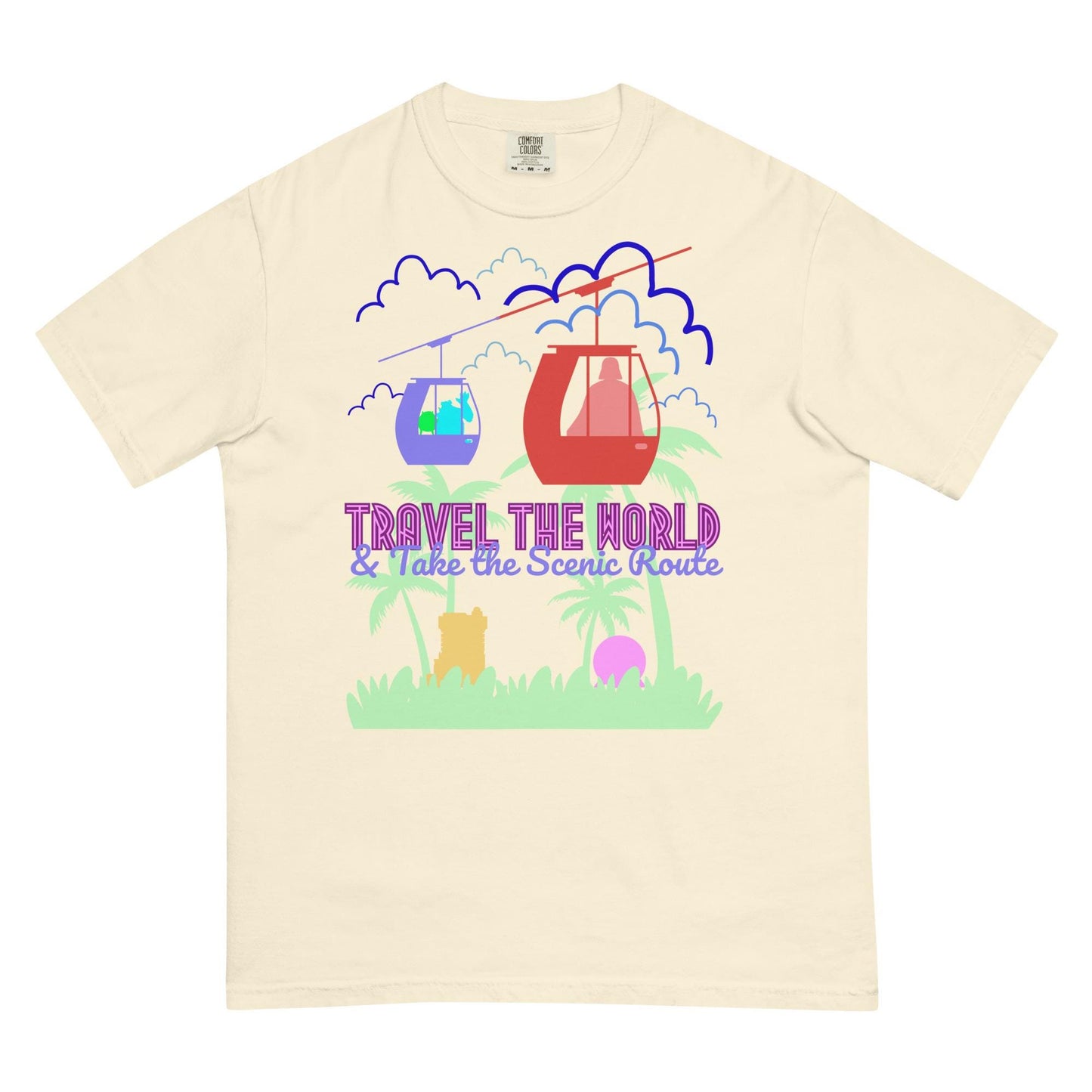 Disney Skyliner Comfort Colors T-Shirt, Park Hopping Family Shirts