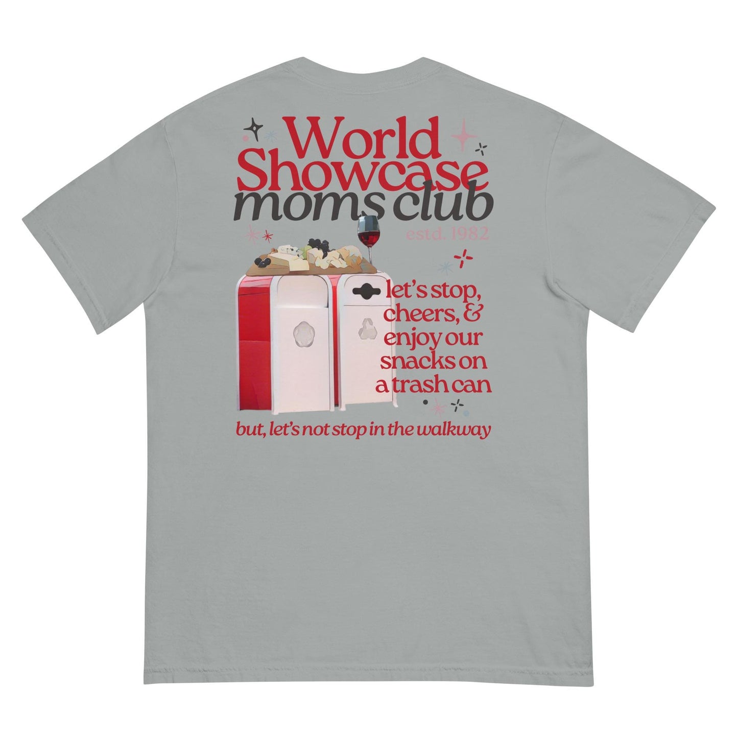 World Showcase Moms Club Comfort Colors Shirt, Funny Disney EPCOT Trip Tee