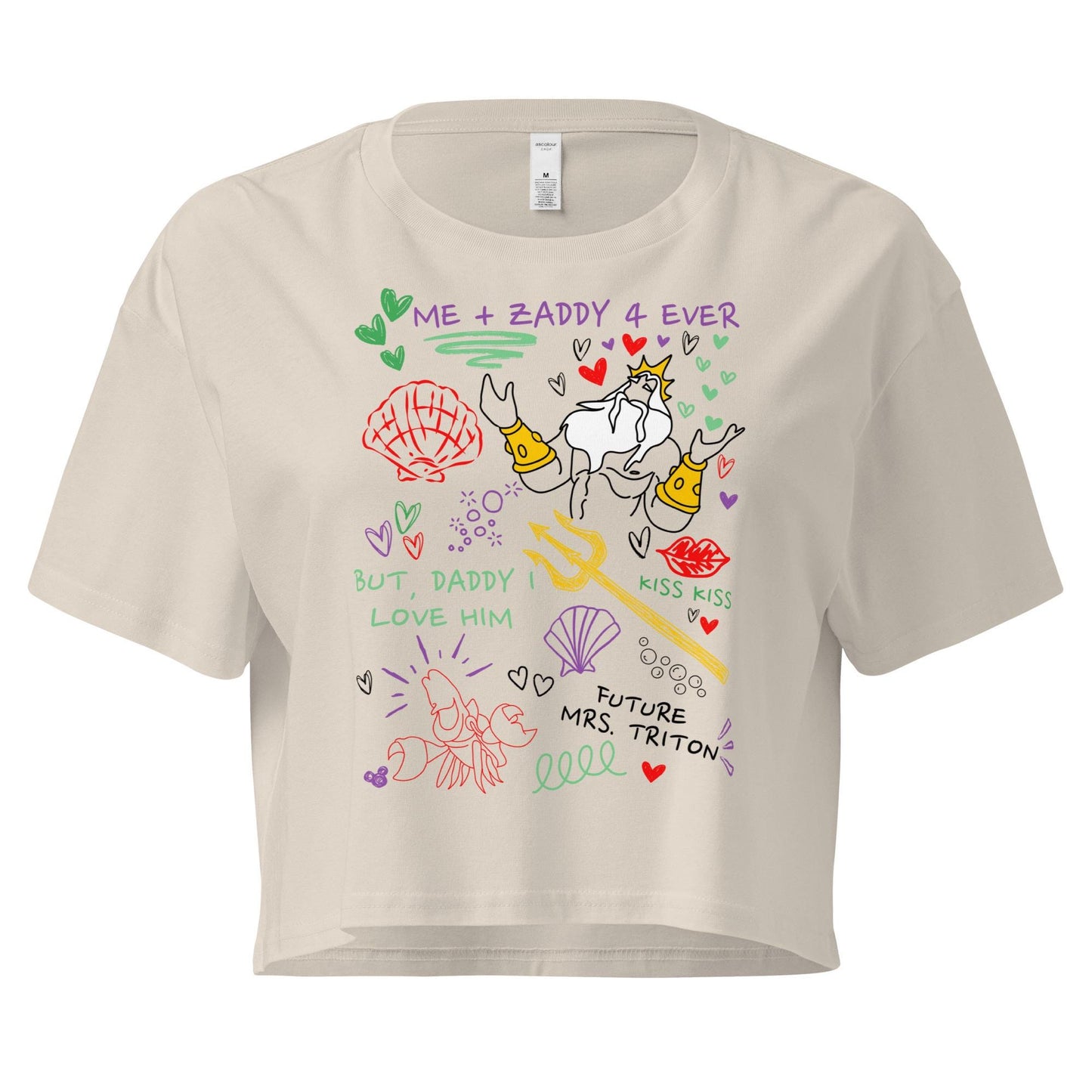 Little Mermaid King Triton Doodle Shirt, Girls Trip Tee