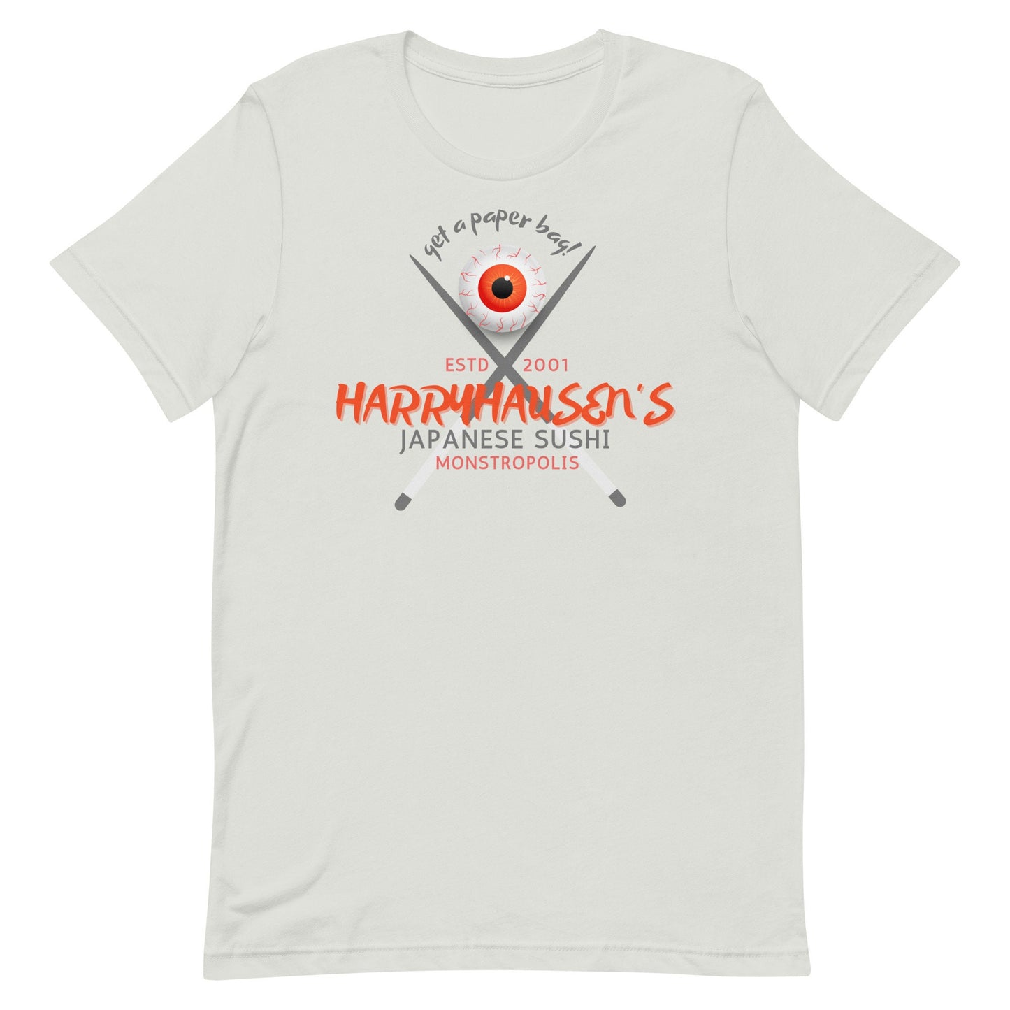 Harryhausen’s Sushi Disney Shirt, Monsters Inc Bella Canvas Tee