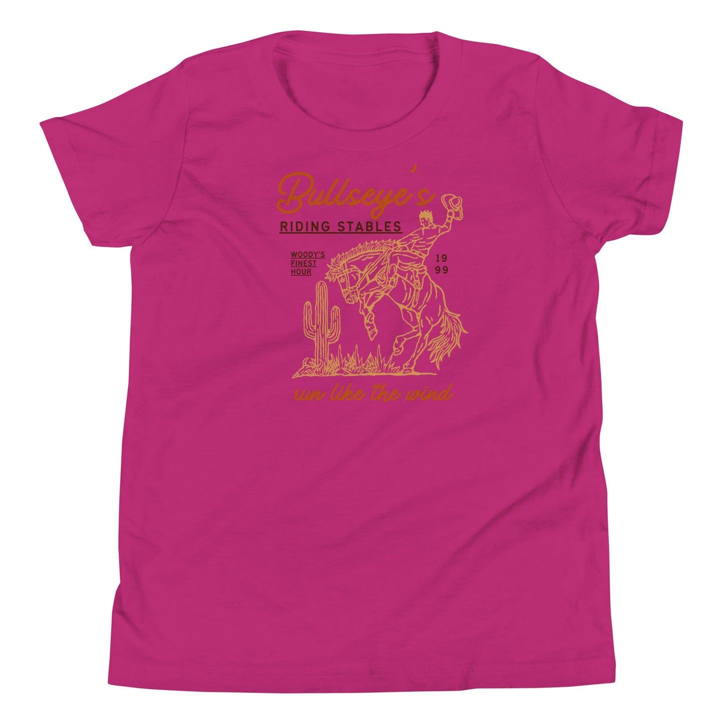 Bullseye's Riding Stables Youth Tee, Subtle Disney Family Shirt