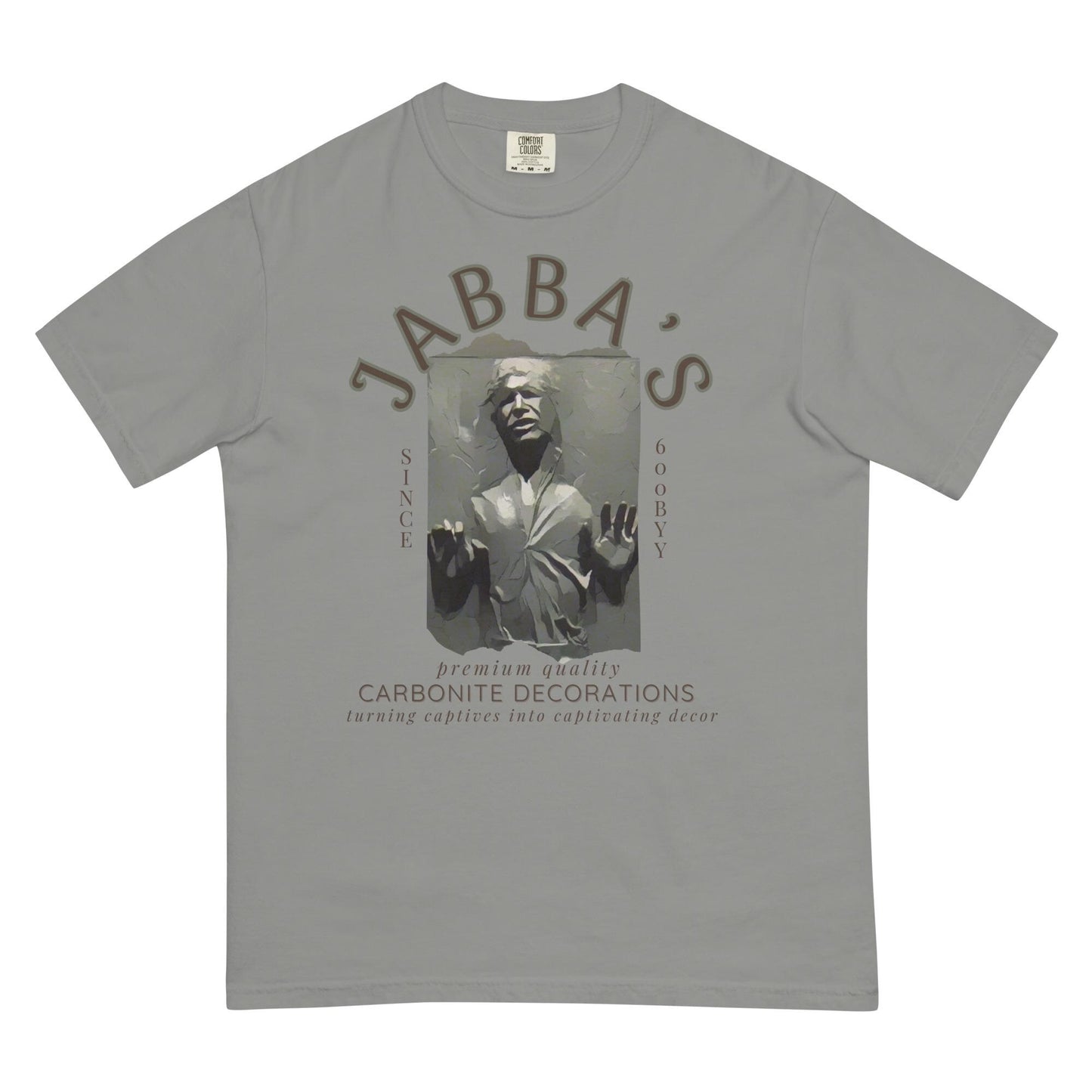 Jabba's Carbonite Heavyweight T-Shirt, Subtle Star Wars Disney Dad Shirt