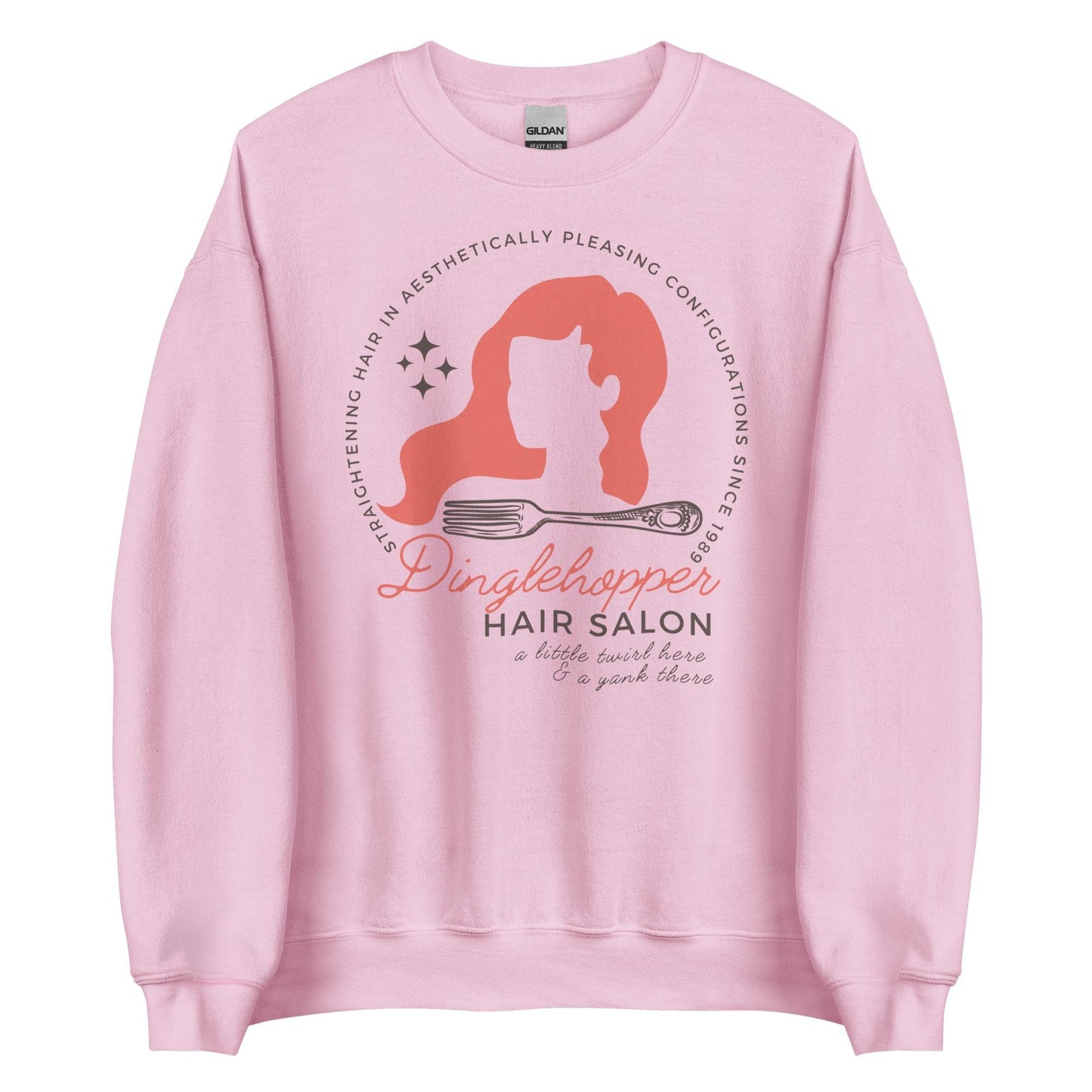 Little Mermaid Unisex Crewneck, Dinglehopper Hair Salon