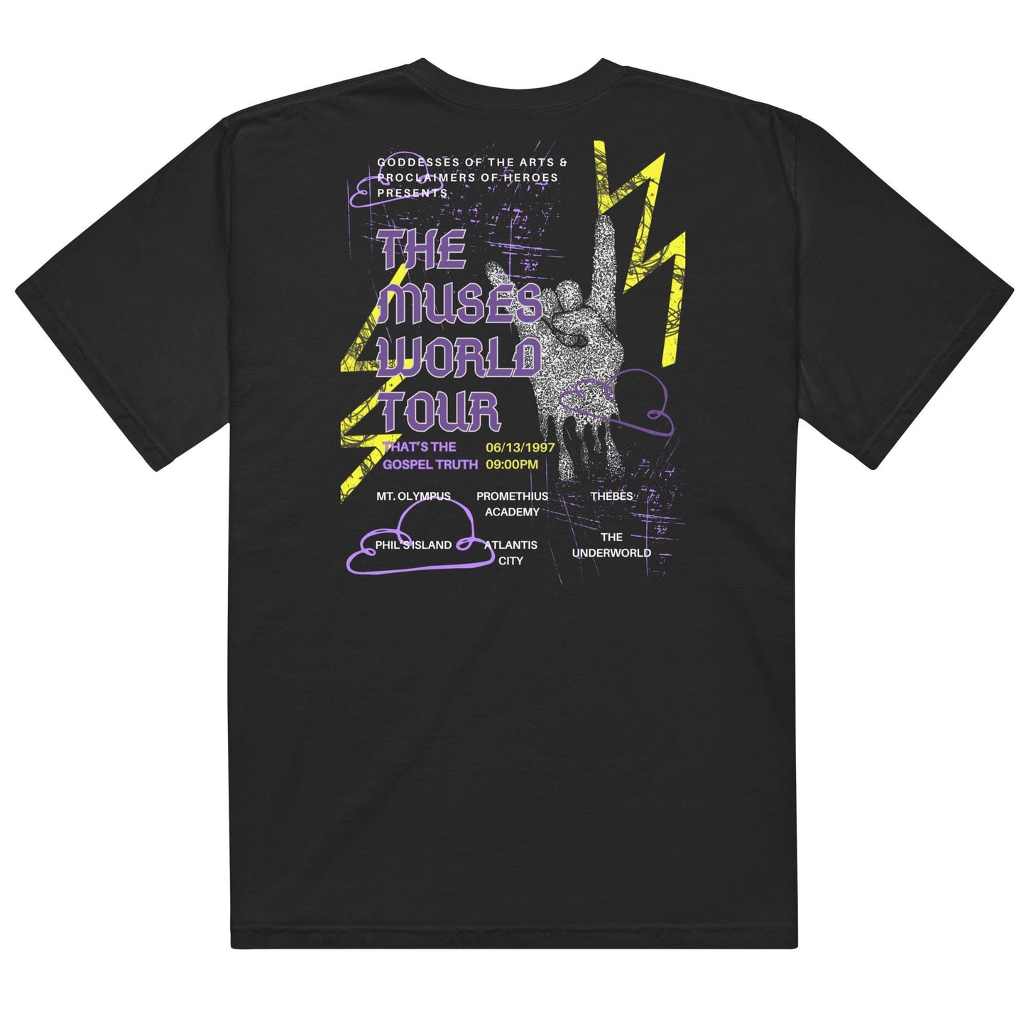 Disney Hercules Muses World Tour Comfort Colors Shirt