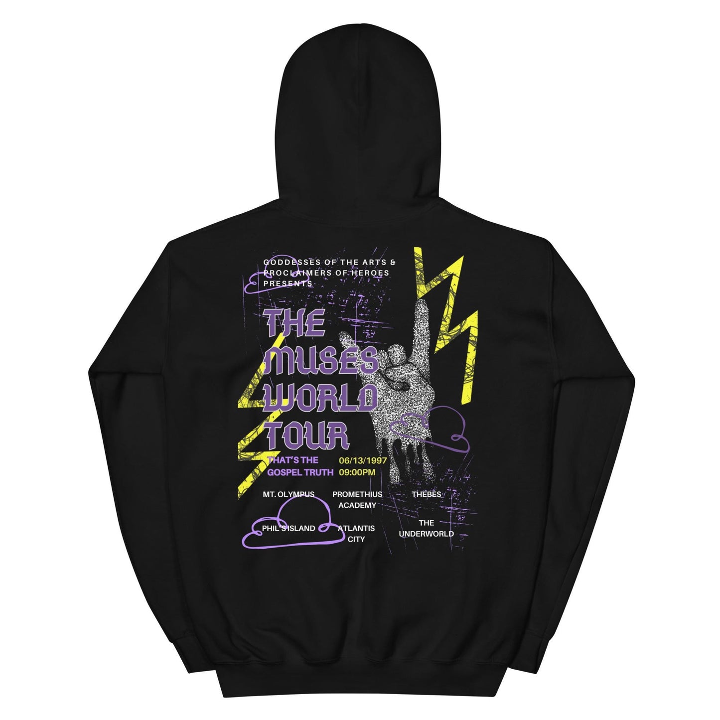 Hercules Muses World Tour Hoodie, Disney Adult Sweatshirt
