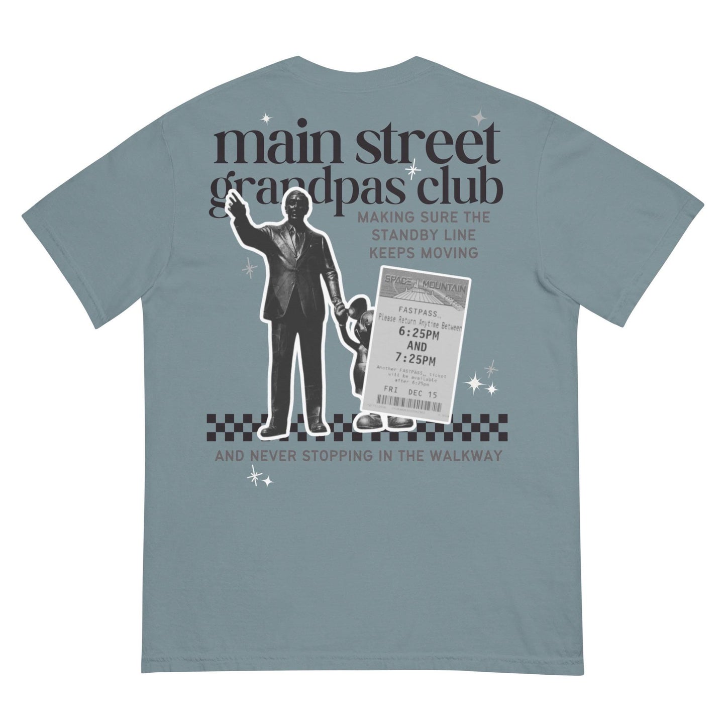 Disney Main Street Grandpas Club; Disney Grandpa Shirt