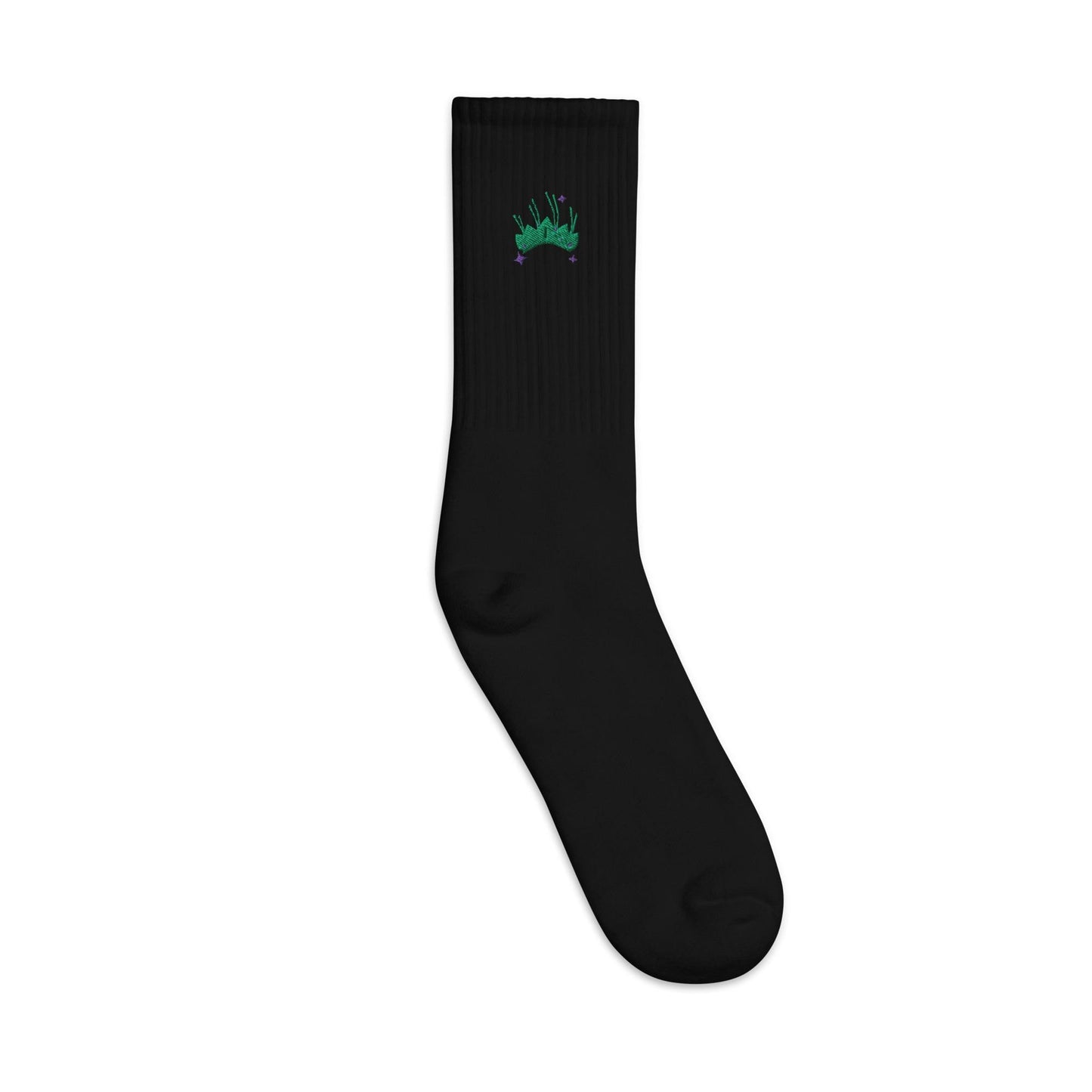 Princess and the Frog Disney Inspired Tiana Embroidered Socks