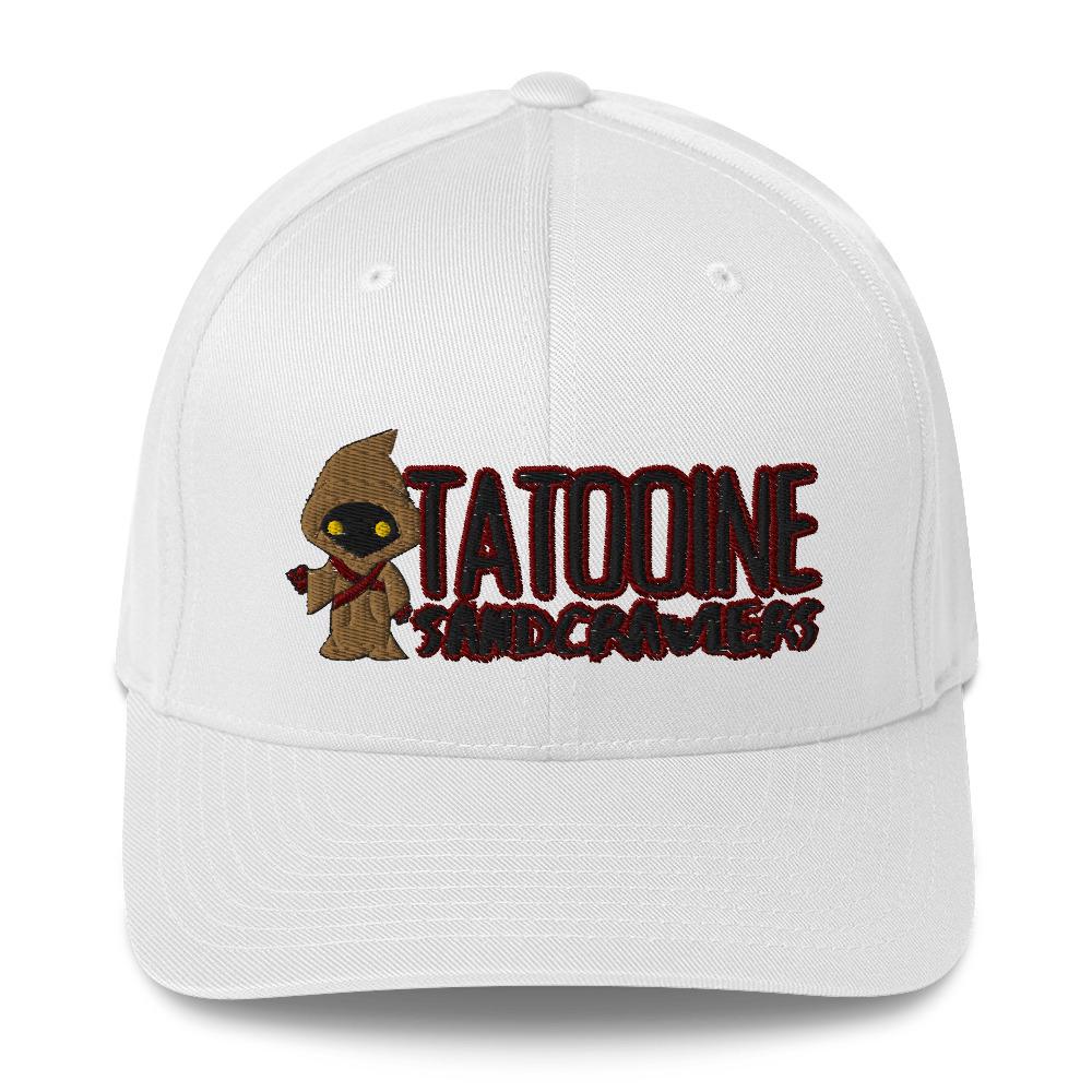 Manly Disney Star Wars Hat, Tatooine Sandcrawlers, Jawas, Structured Twill Cap, Flexfit Hat