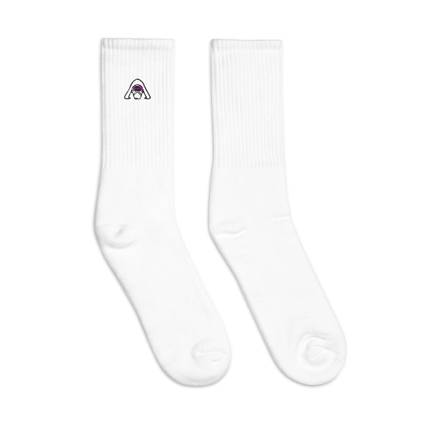 Kylo Ren Embroidered Crew Socks: Star Wars Dark Side Inspired