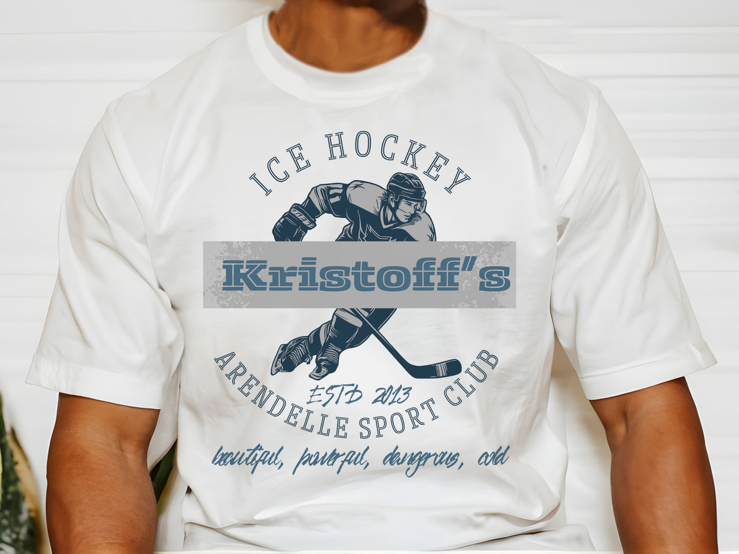 Kristoff's Ice Hockey Bella Canvas T-Shirt, Subtle Disney Shirt