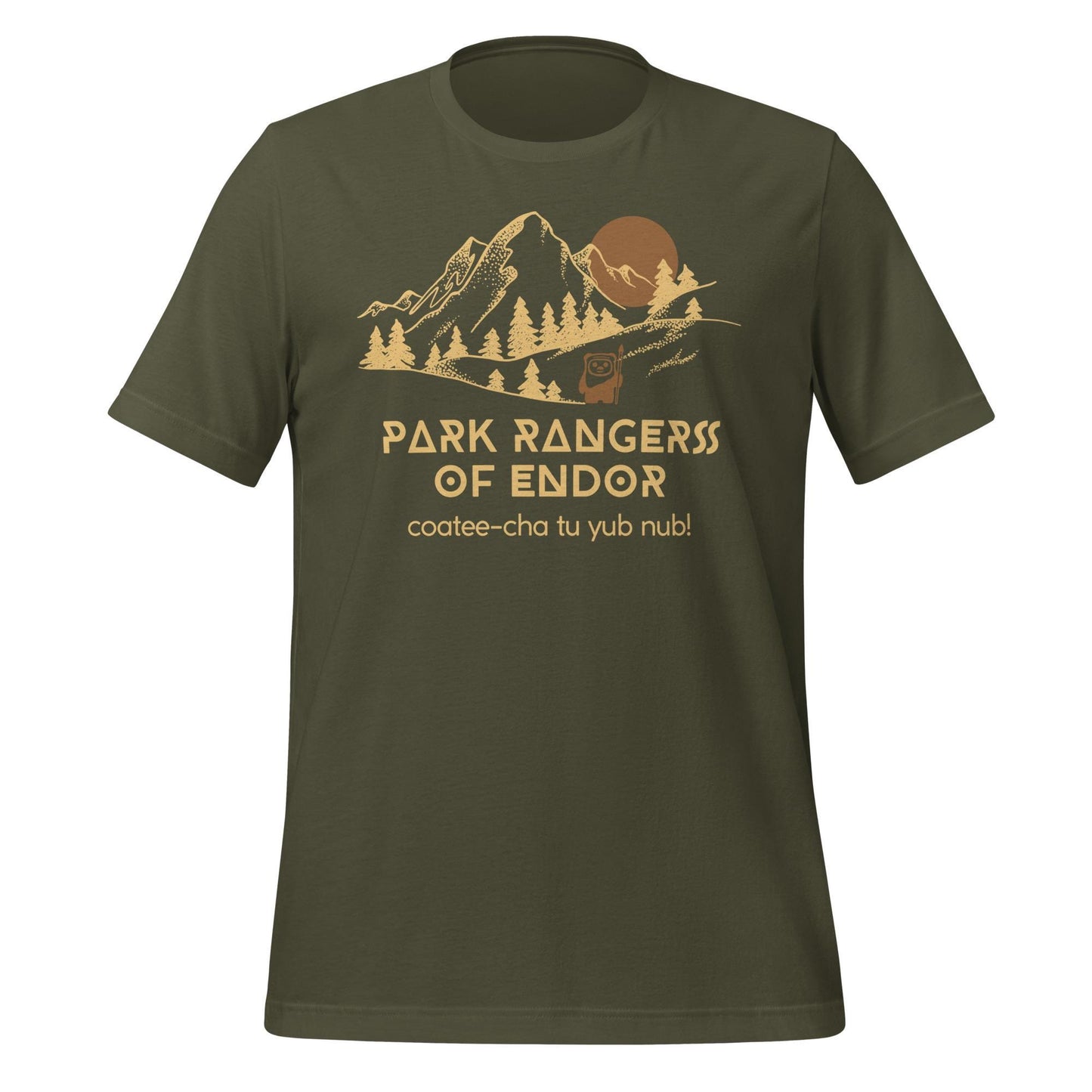 Ewok Star Wars Shirt: Park Rangers of Endor, Galaxy's Edge Tee