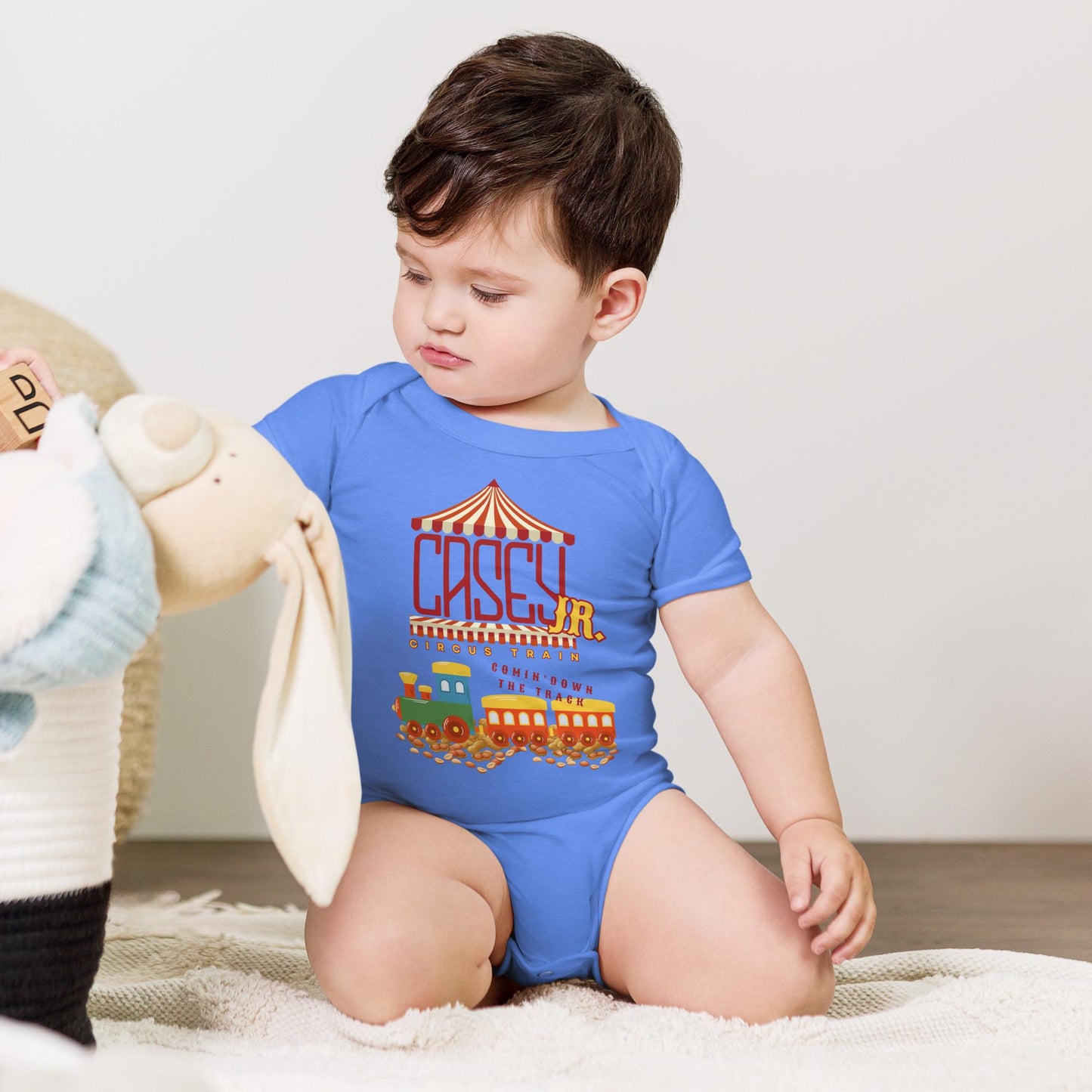 Casey Jr. Circus Train Baby One-Piece - Disneyland Family Shirt