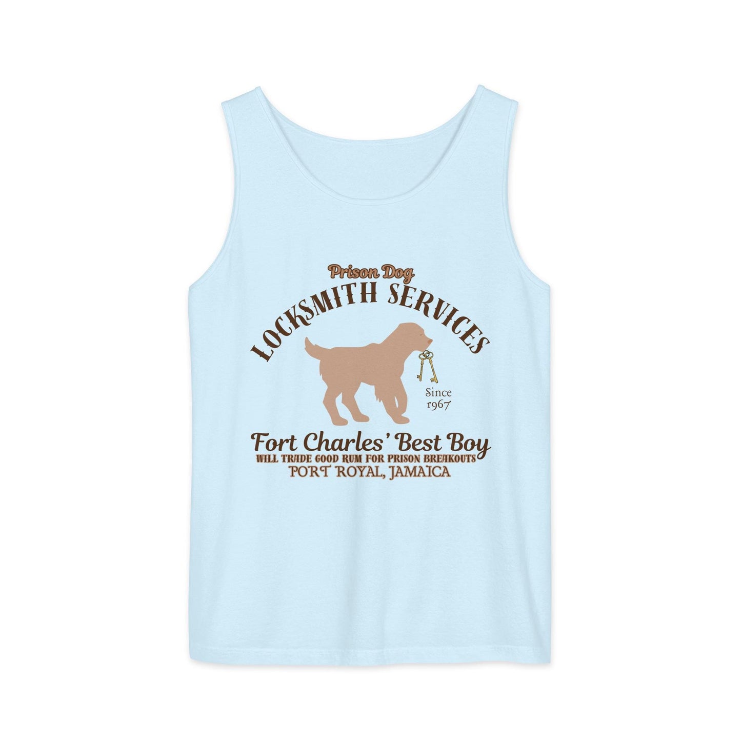 Pirates of the Caribbean Prison Dog Comfort Colors Tank