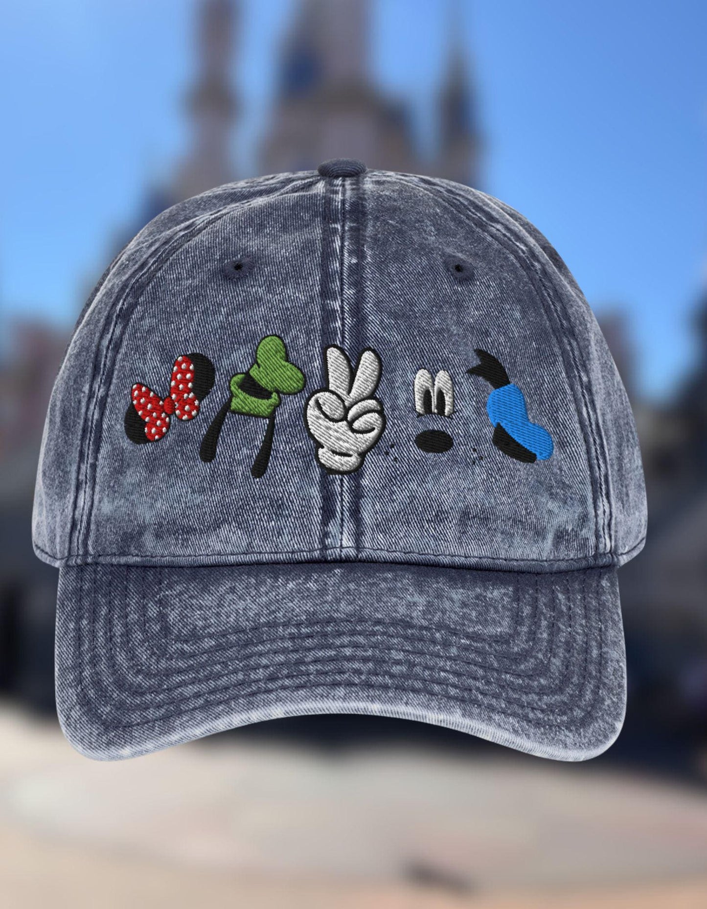 Fab 5 Icon Dad Hat: Vintage Disneyland Embroidered Cap
