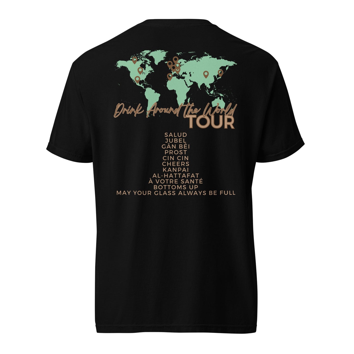 Drink Around the World Tour T-Shirt: EPCOT Group Tee