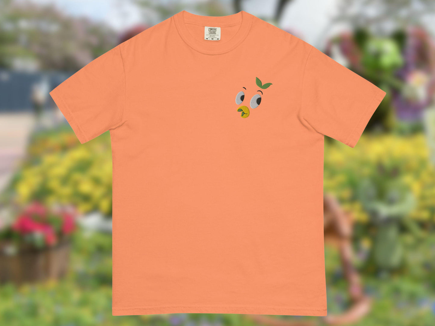 Embroidered Orange Bird Disney Shirt, Comfort Colors Ring-Spun Cotton Tee