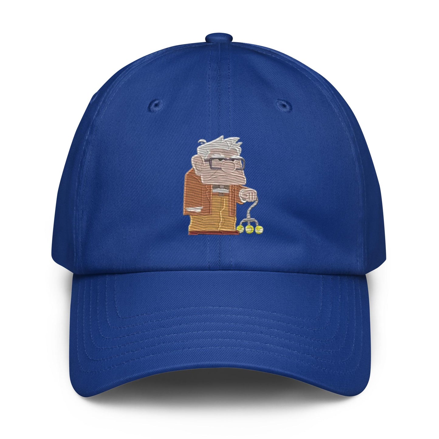 Disney UP Carl Embroidered Dad Hat, Under Armour Flexfit Twill Cap
