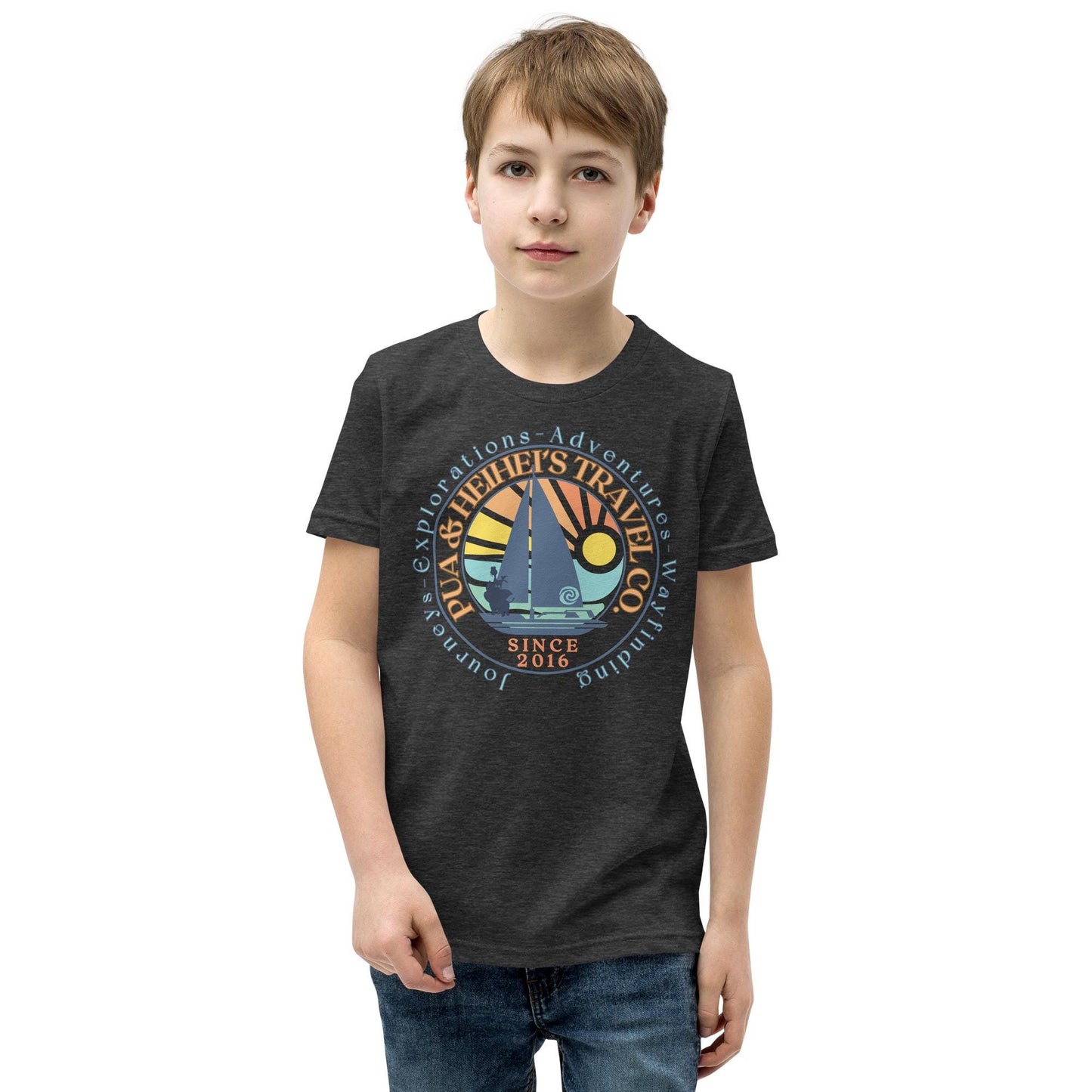 Pua and Heihei's Travel Co Youth Shirt, Disney Moana Inspired