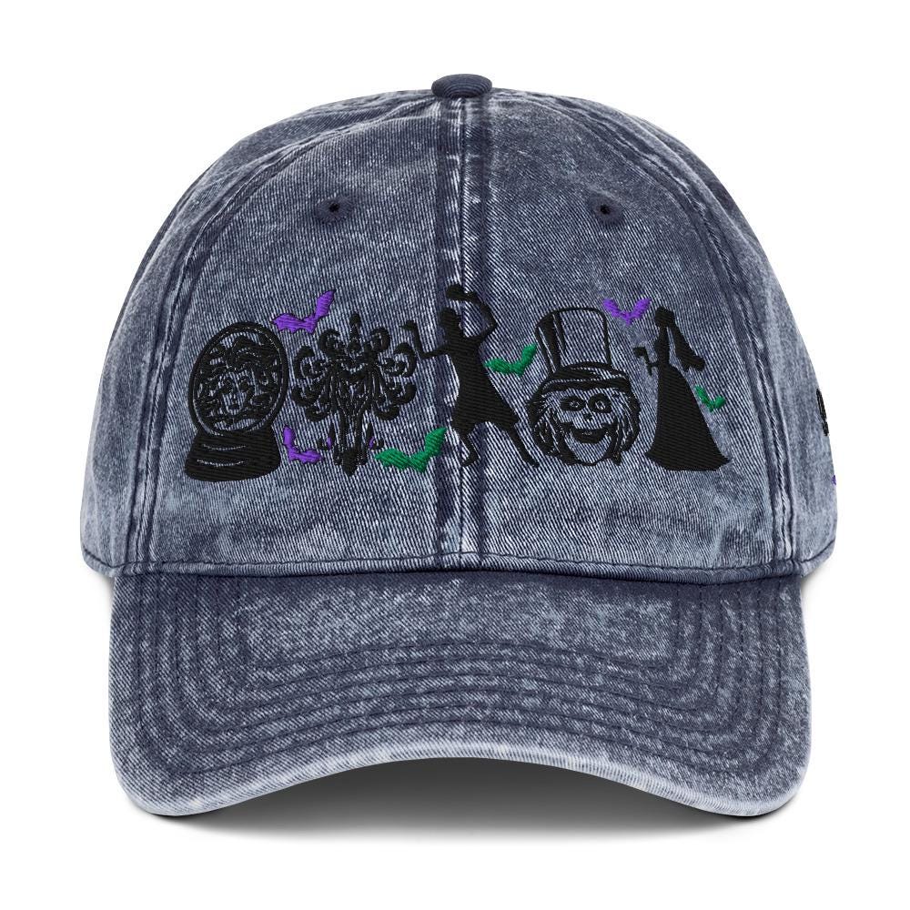 Haunted Mansion Icon Hat, 999 Happy Haunts, Disney Cotton Twill Dad Hat