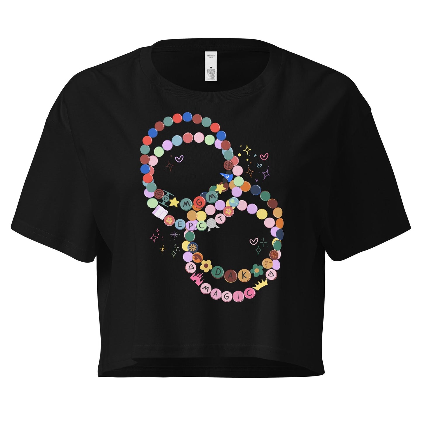 Disney Park Friendship Bracelets Crop Top, Disney Girls Trip Tee