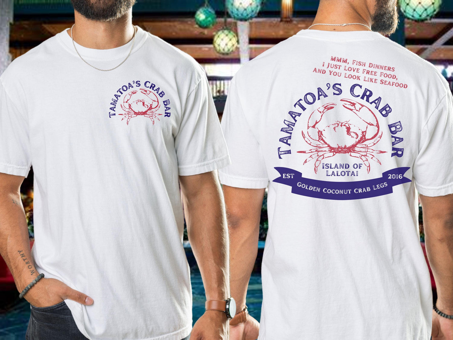 Tamatoa Crab Bar Shirt | Moana Disney Villain Tee