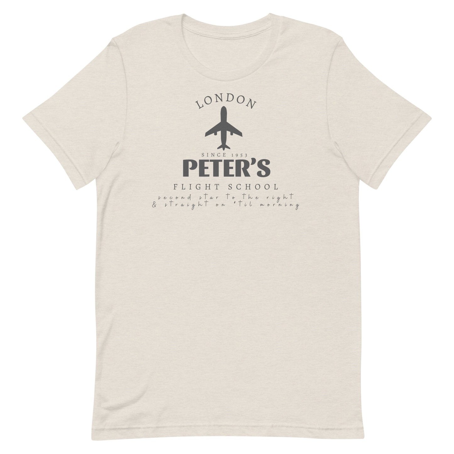 Peter's Flight School Disney T-Shirt, Bella Canvas Unisex