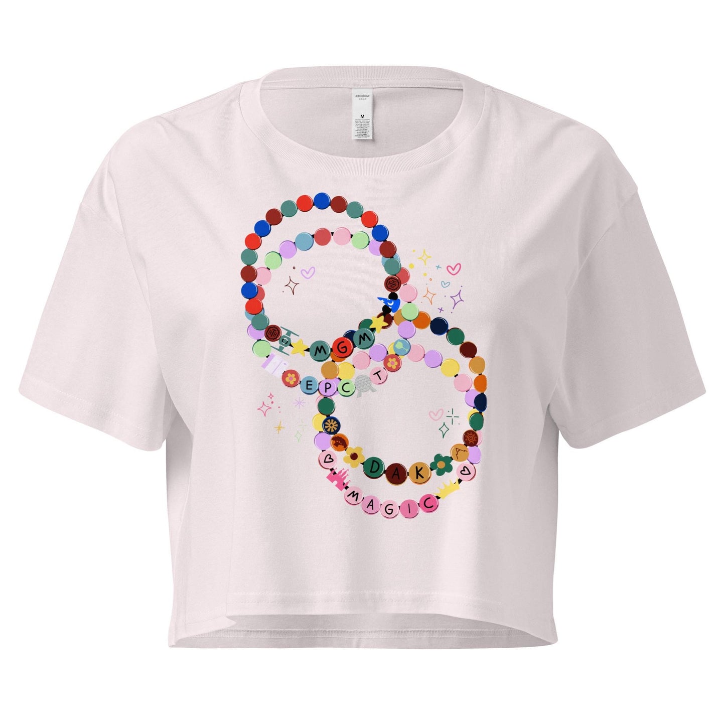 Disney Park Friendship Bracelets Crop Top, Disney Girls Trip Tee