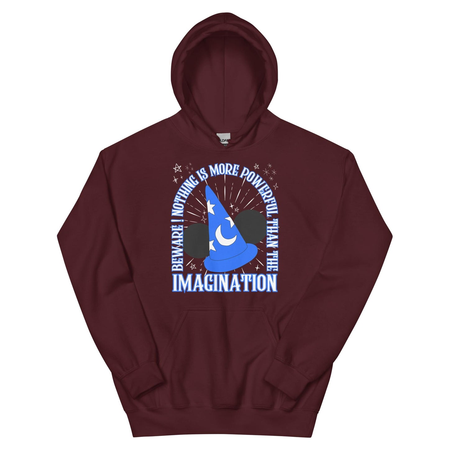 Sorcerer Mickey Fantasmic Hoodie, Disney Adult Unisex Sweatshirt