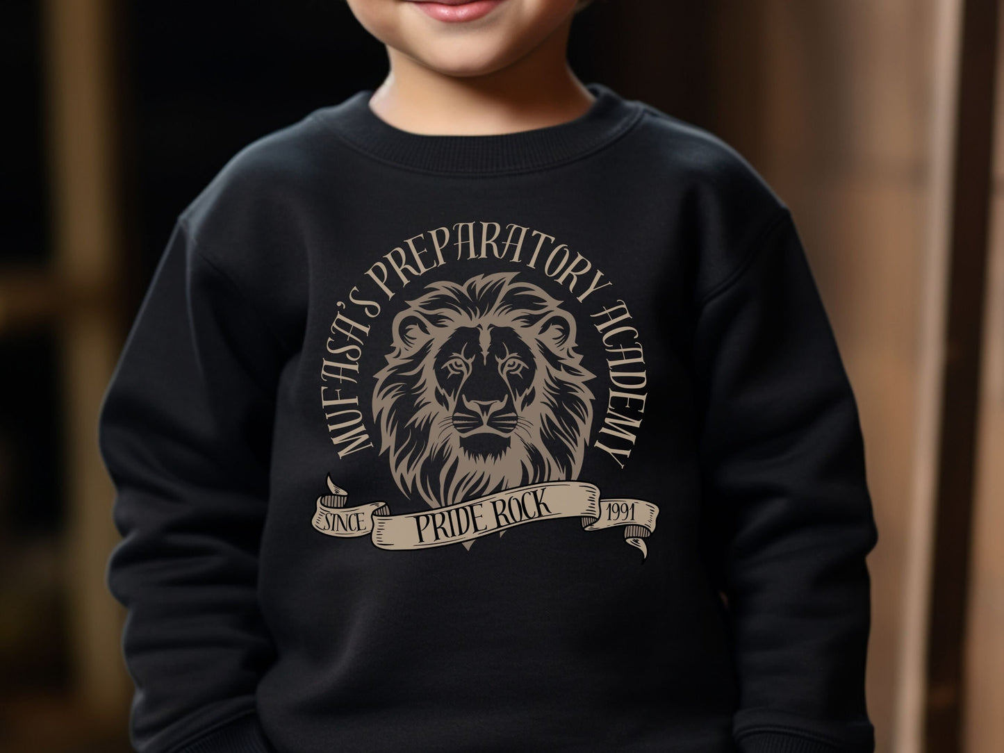 Mufasa's Prep Academy Youth Sweatshirt - Subtle Theme Park Matching Outfit