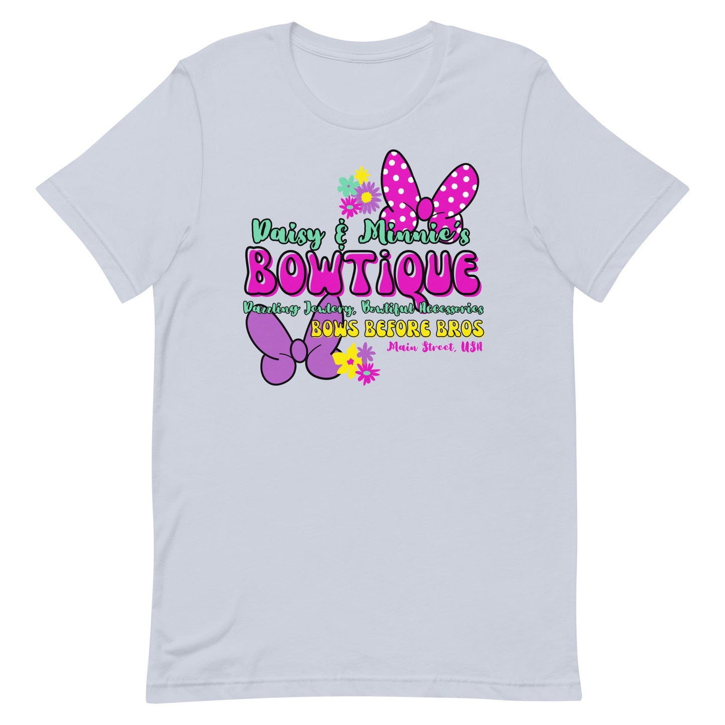 Minnie and Daisy Bowtique Shirt, Disneyland Inspired Girls Tee