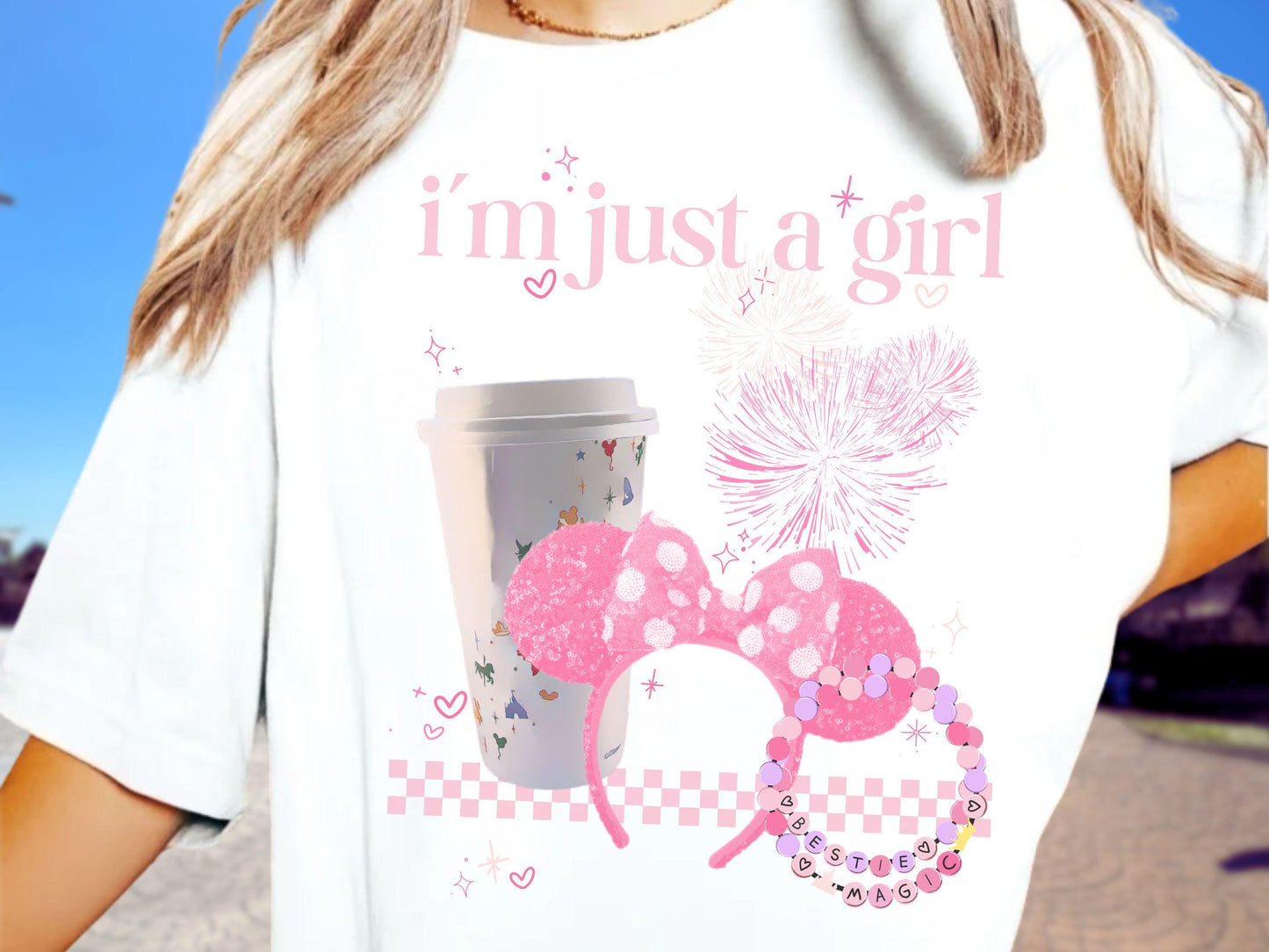 Disney Girls Trip Comfort Colors Shirt, I’m Just a Girl