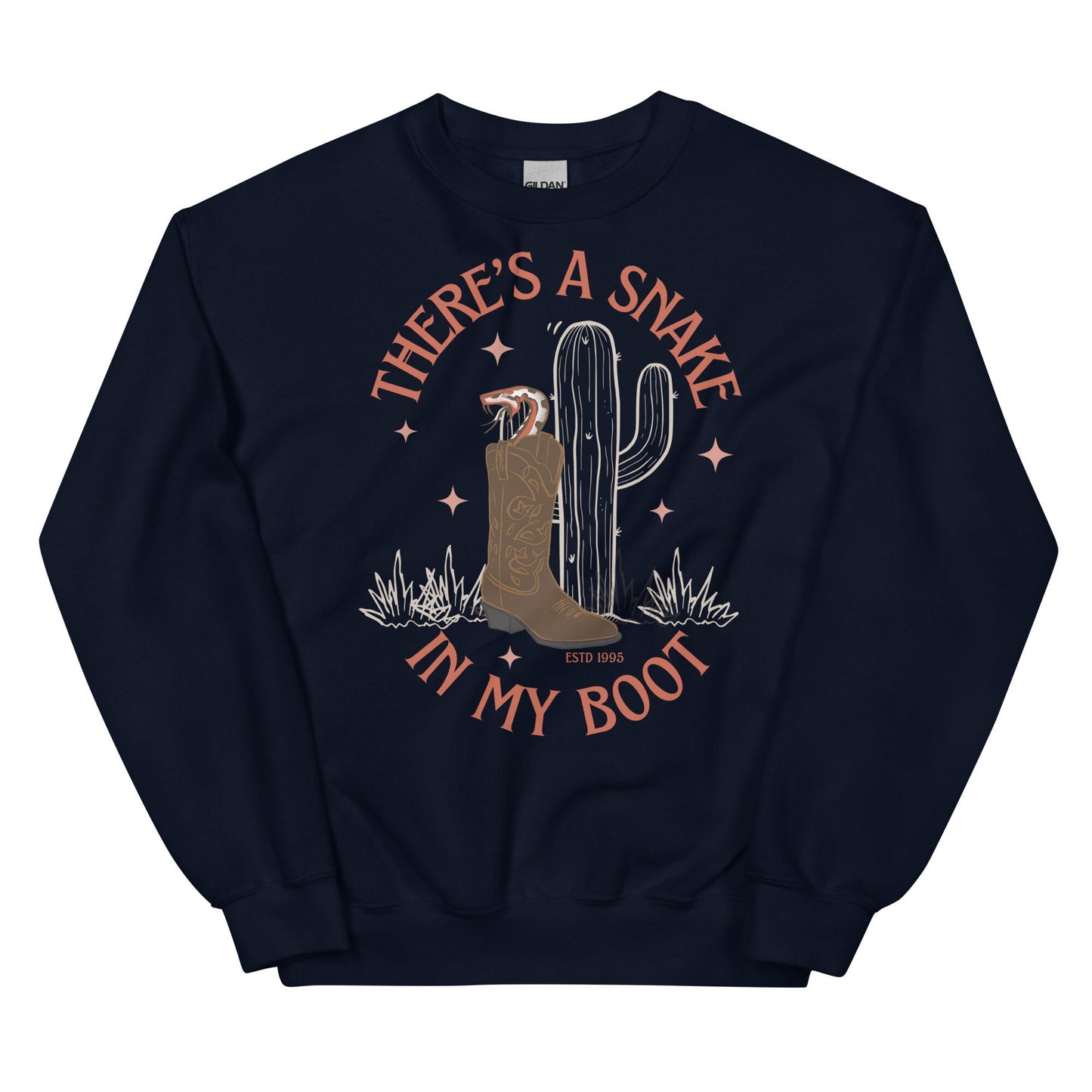 There's a Snake in My Boot Sweatshirt, Subtle Disney Family Matching Crewneck