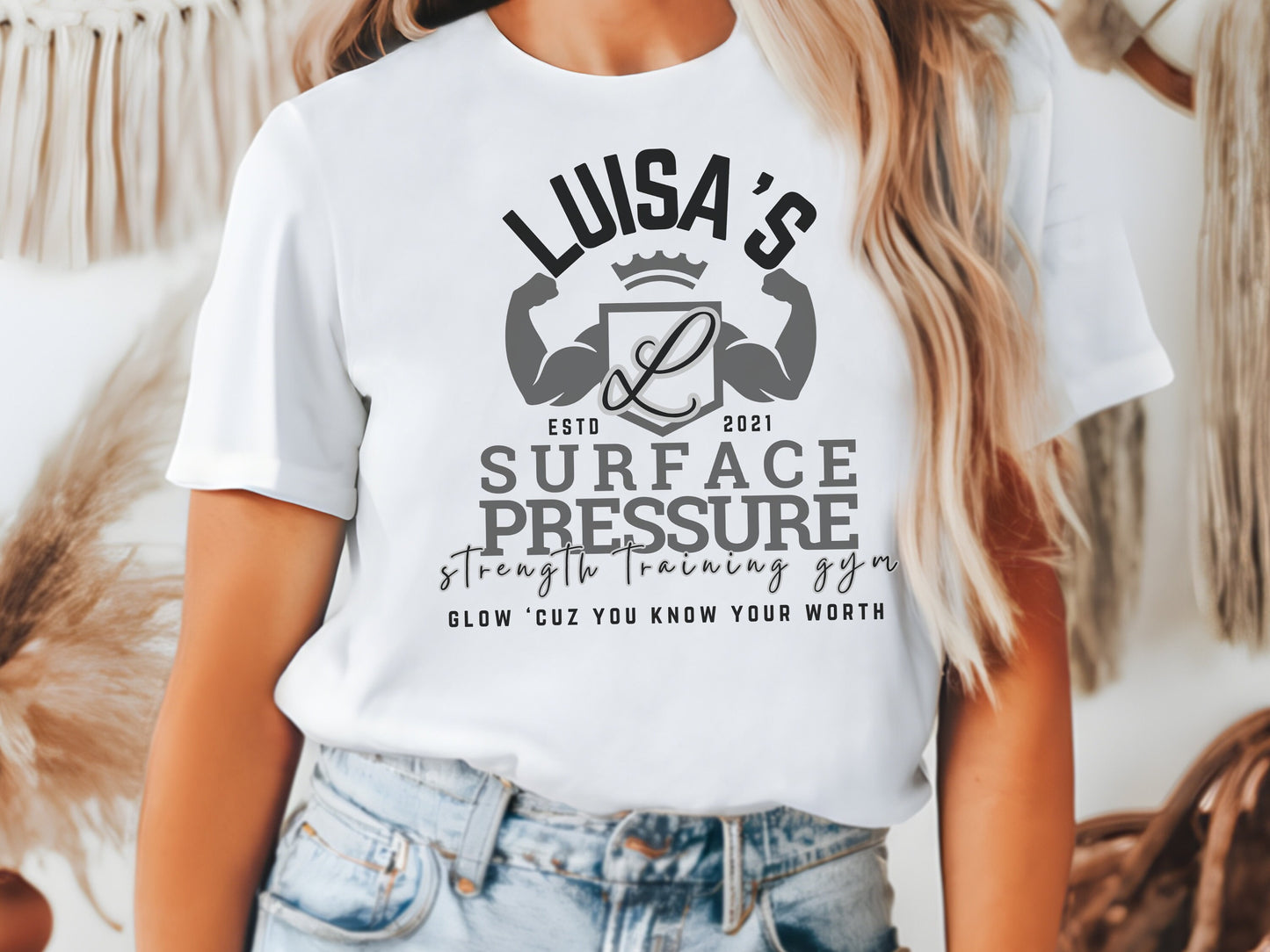 Luisa's Gym Disney Shirt, Bella Canvas Unisex Tee