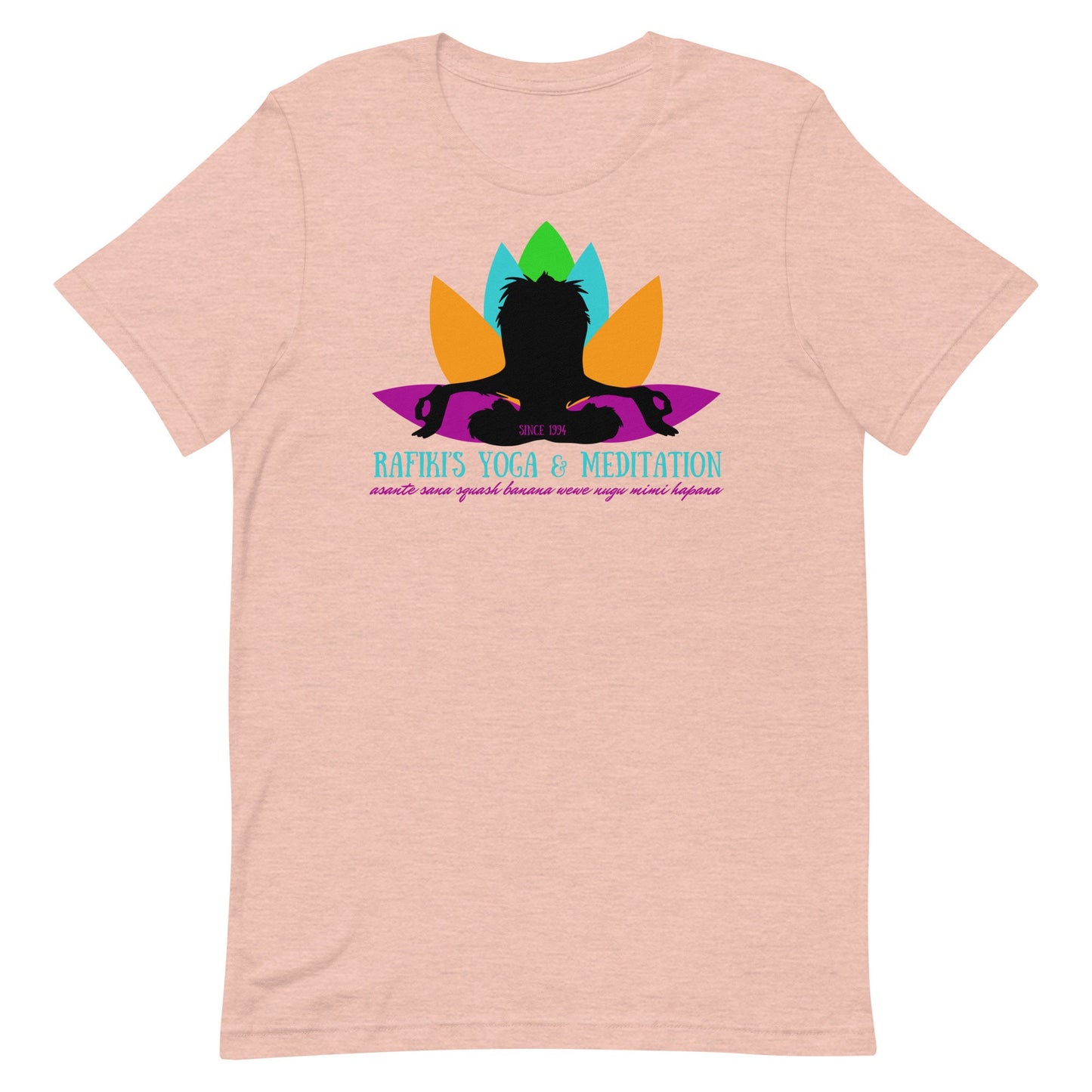 Rafiki's Yoga Meditation Shirt, Lion King, Bella Canvas Tee