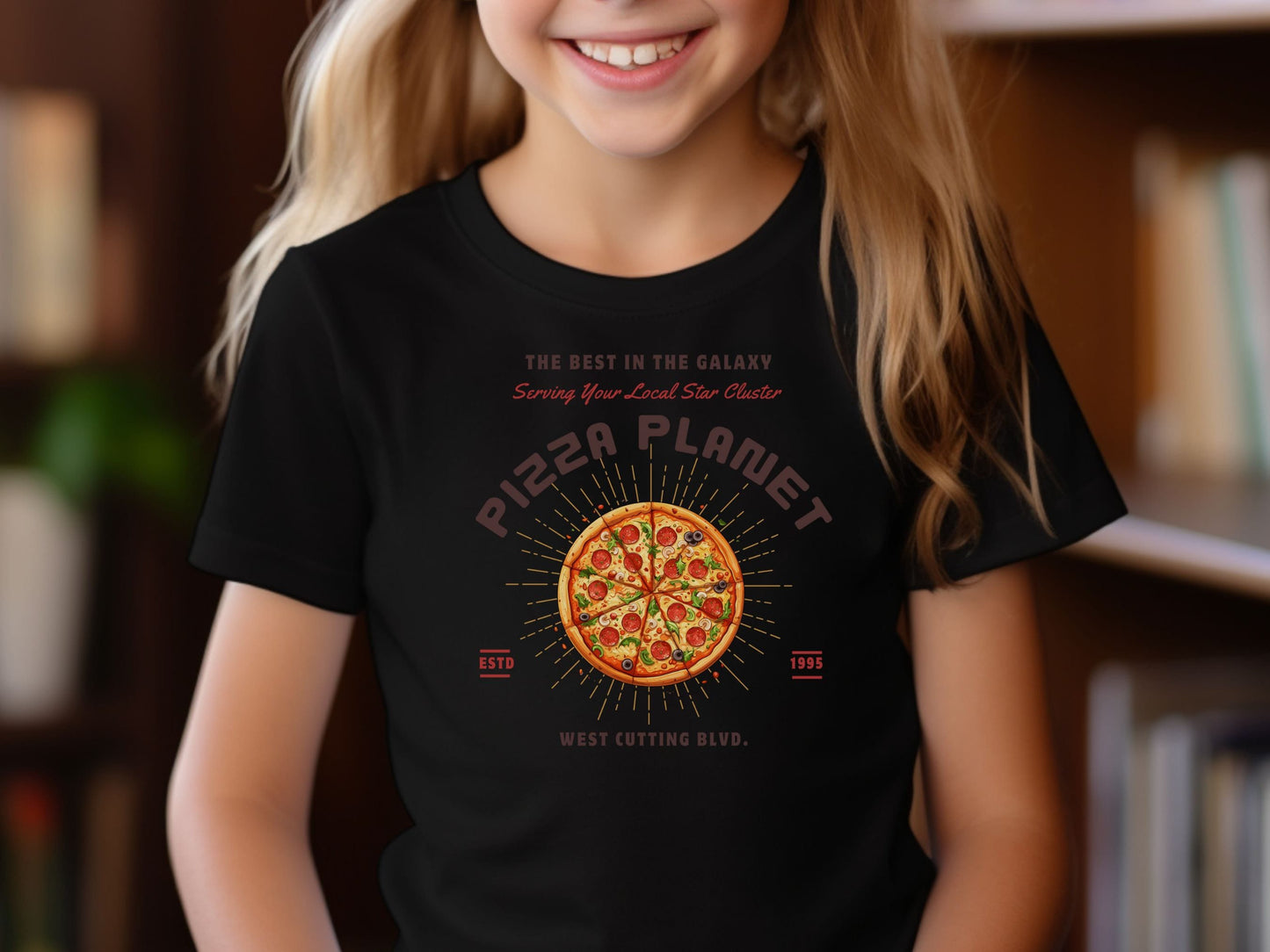 Pizza Planet Youth T-Shirt, Subtle Disney Matching Shirt