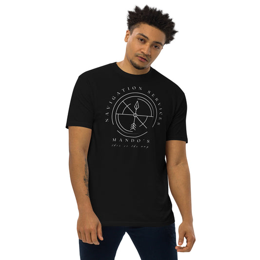 Mando's Navigation T-Shirt, Subtle Disney Dad Shirt, TALL Length