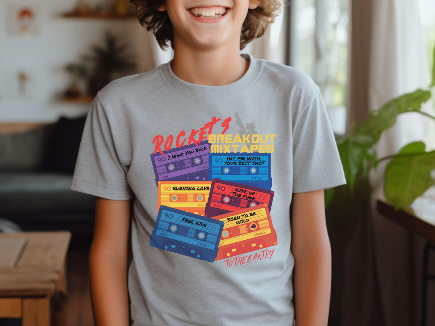 Rocket's Breakout Mix Tapes Shirt, Guardians of the Galaxy Fan Tee